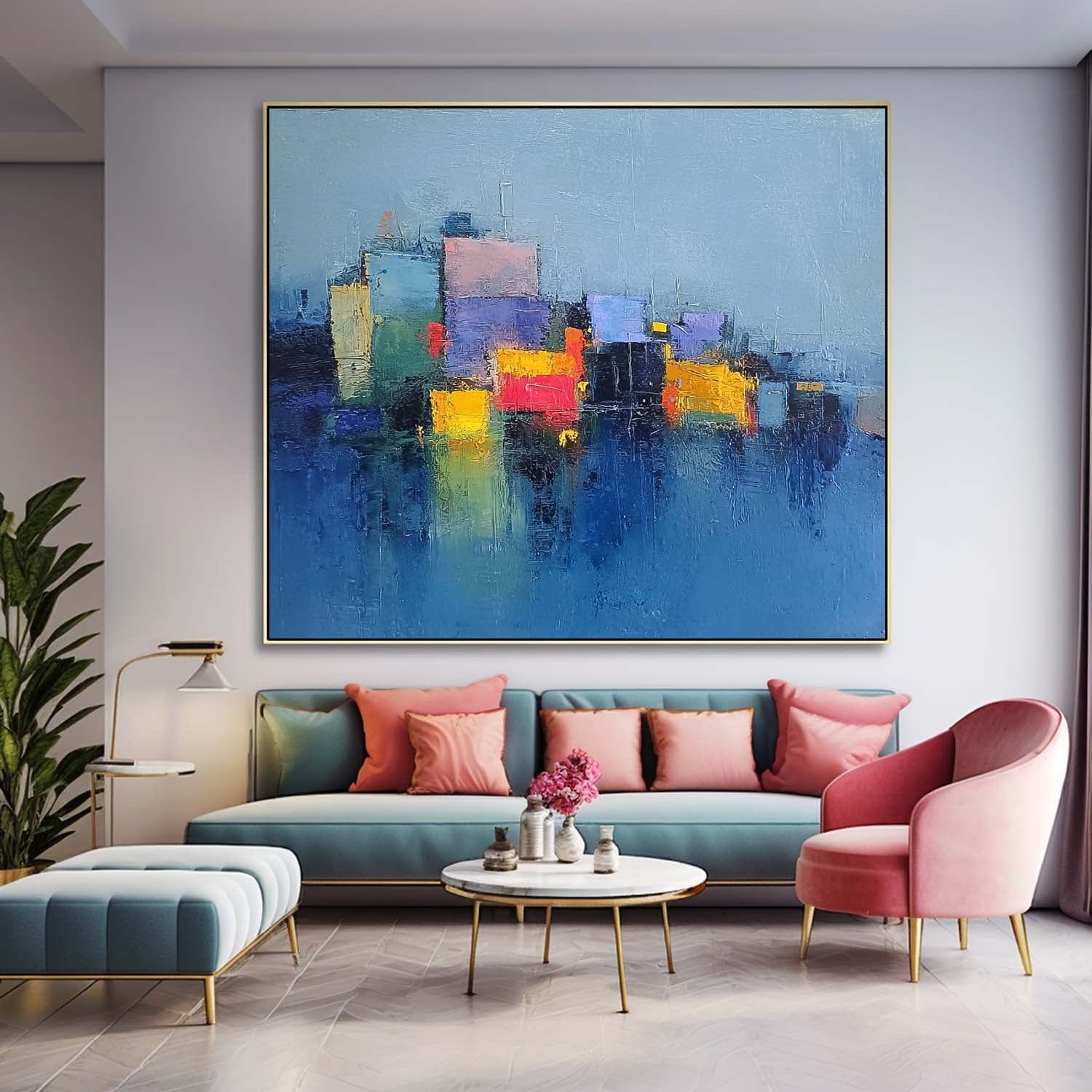 Wall Art Architecture Contemporary Abstract