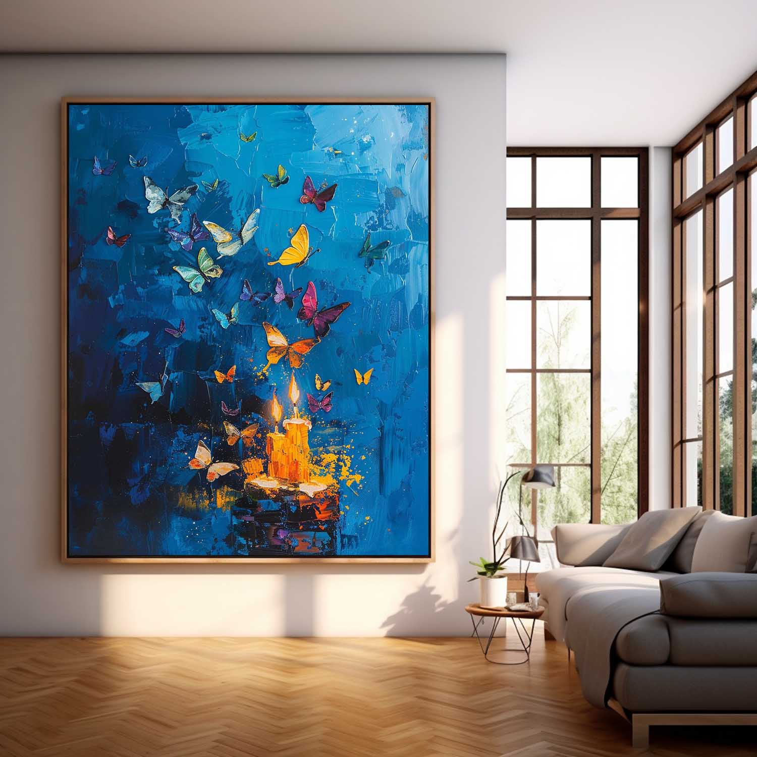 Wall Art Abstract Warm Magical Artistic