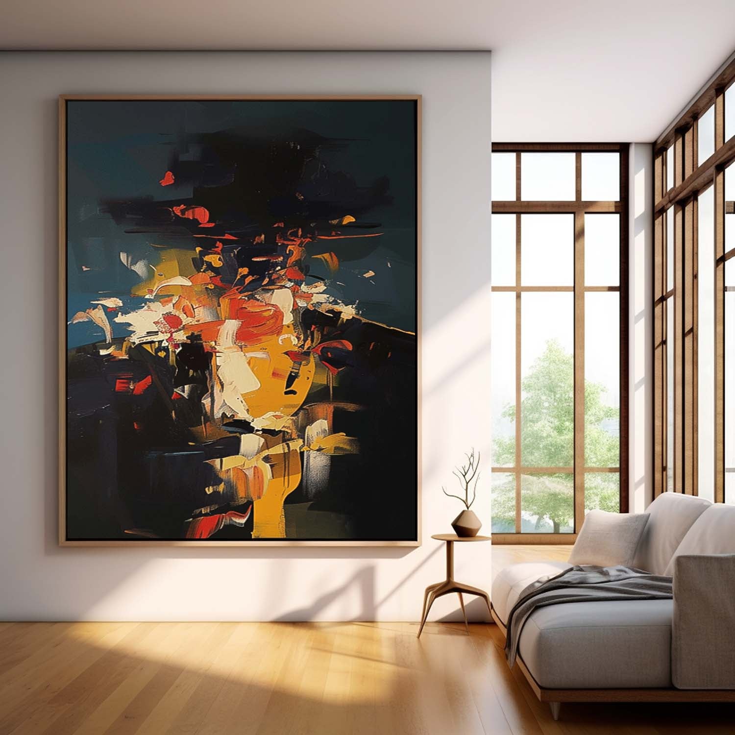 Wall Art Moody People Painterly Abstract