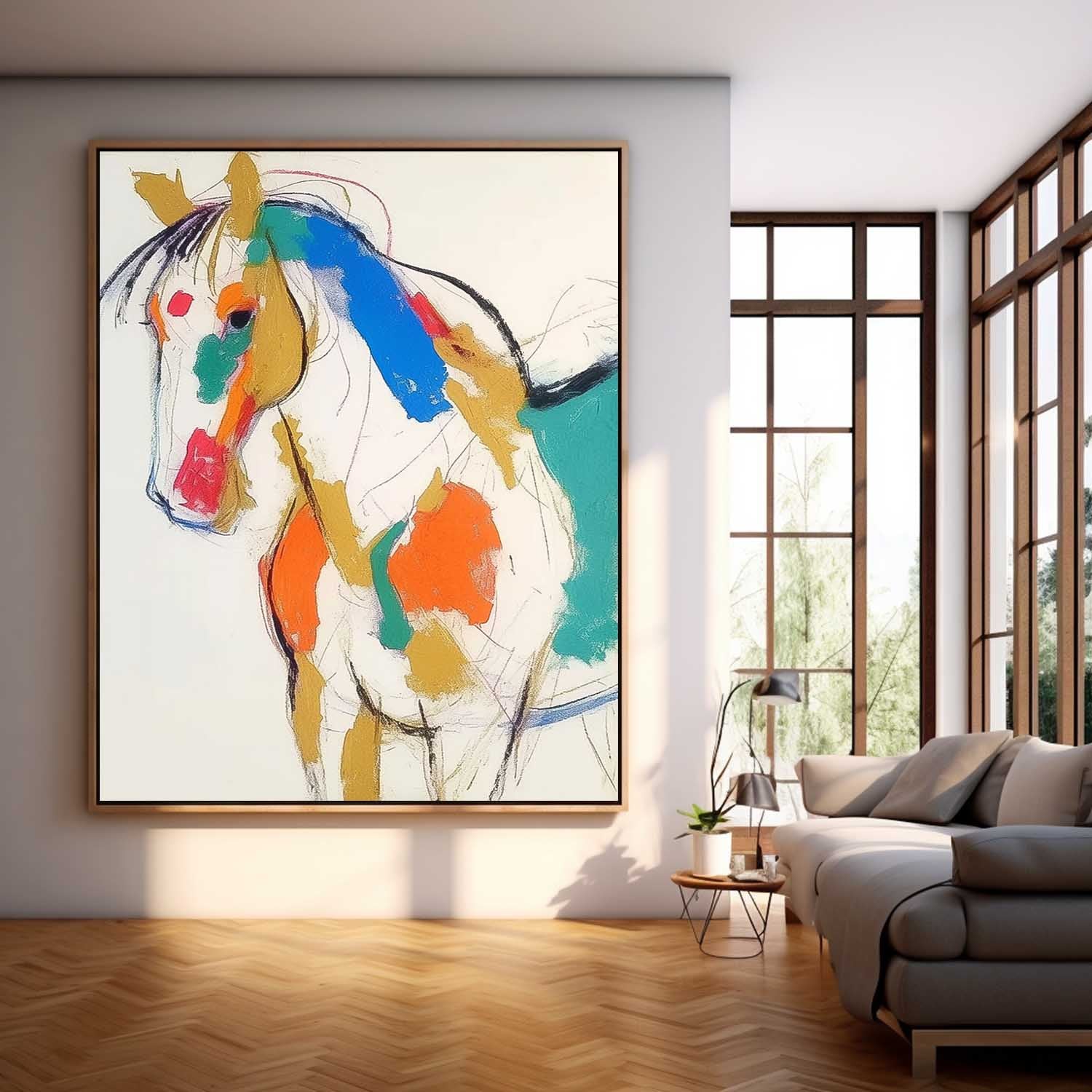 Wall Art Animal Maximalist Contemporary Cartoon