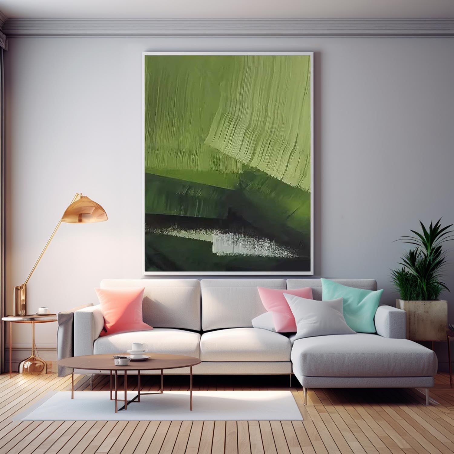 Wall Art Minimalist Surrealist Modern Scene
