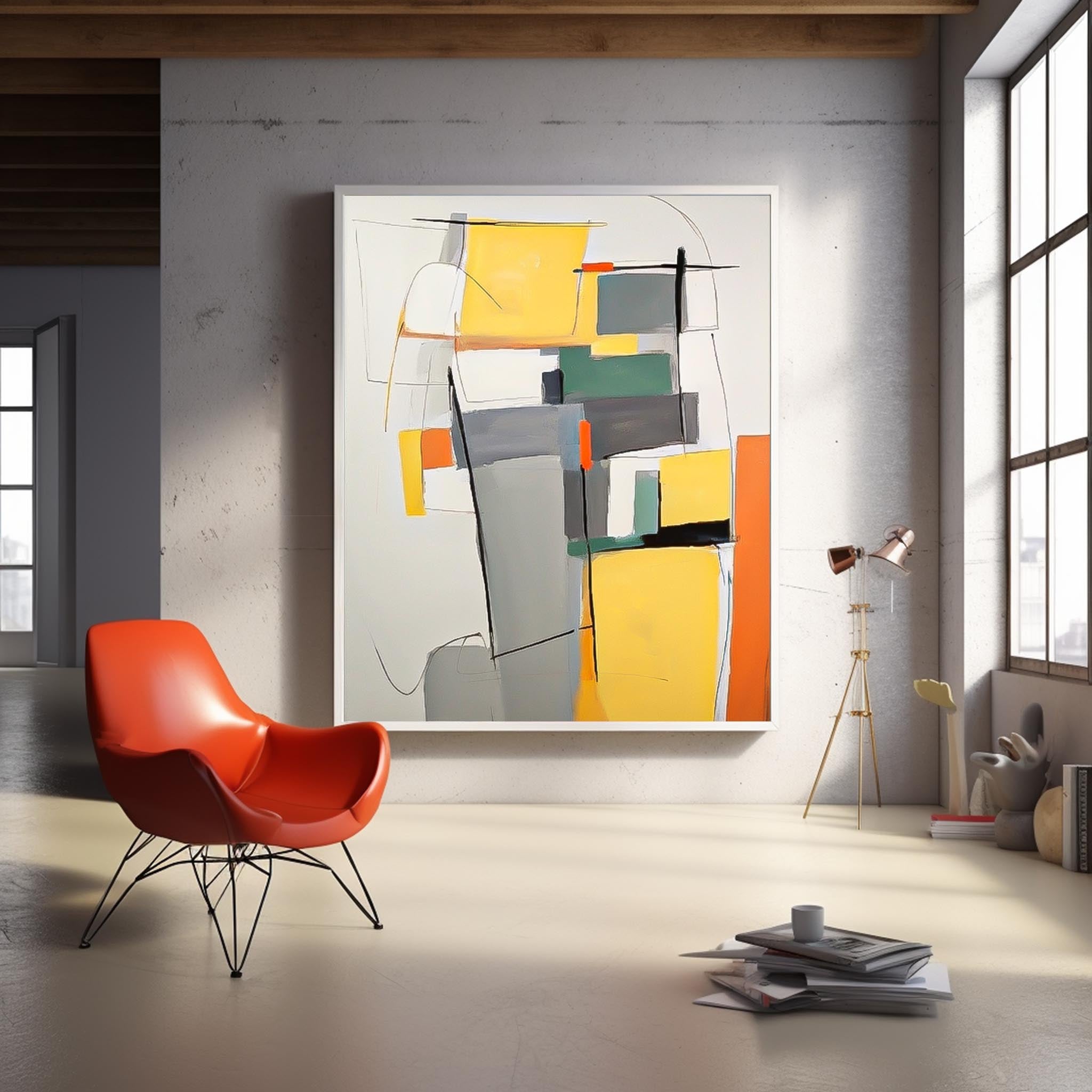 Wall Art Impasto Abstract Expressionist Pop