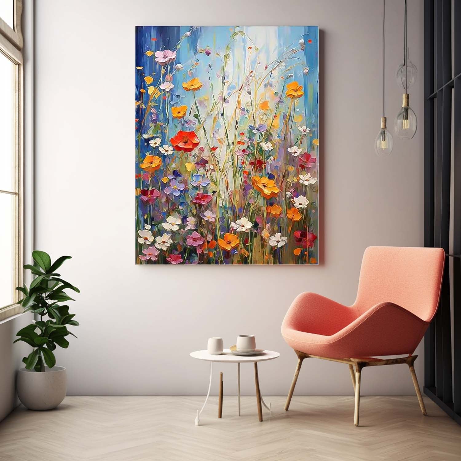 Flower Canvas Art FL056 - Neutralighting