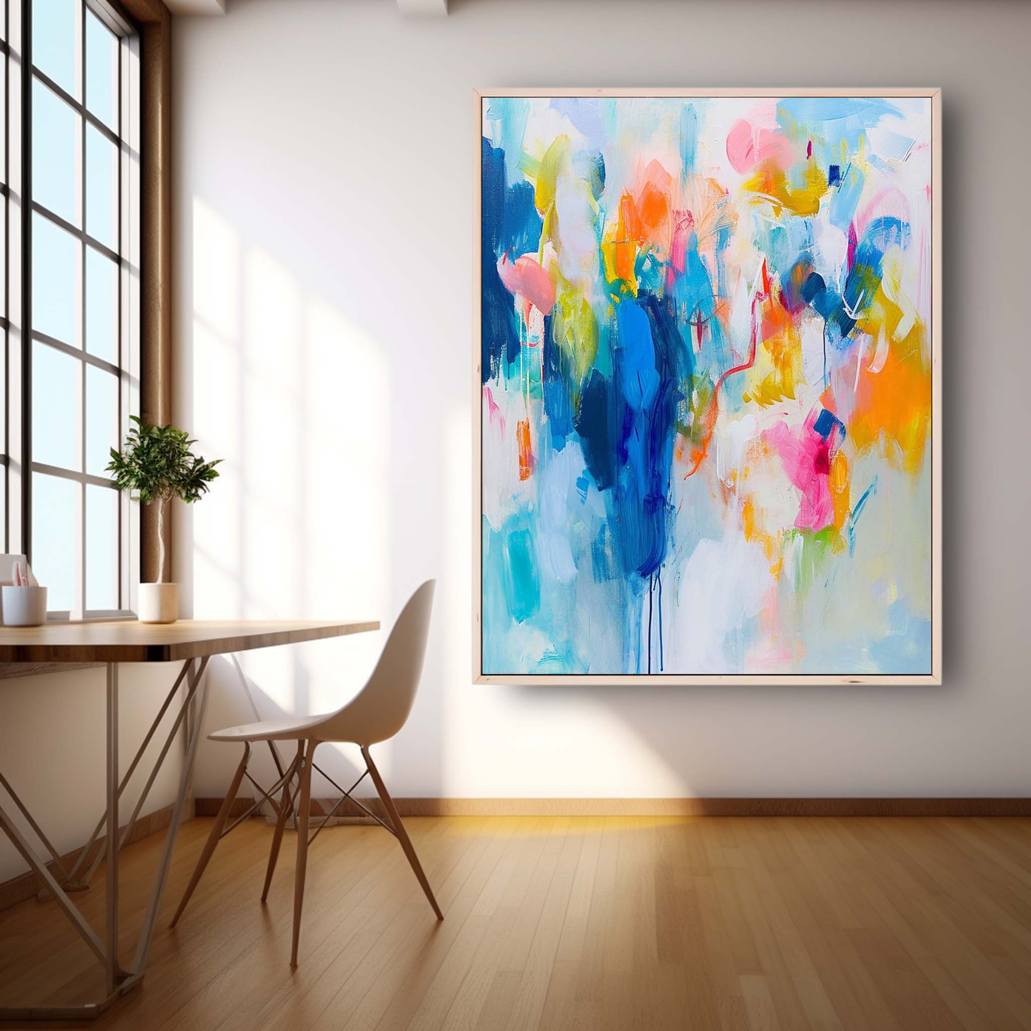 Wall Art Fresh Abstract Watercolor Wash