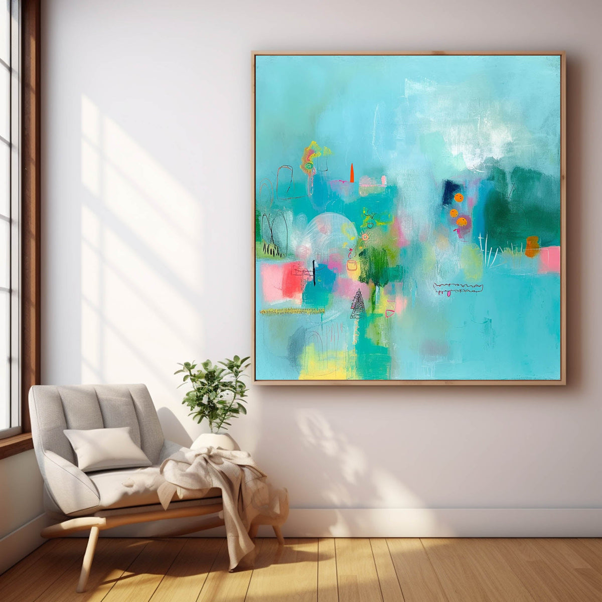 Abstract Canvas Art #AB449