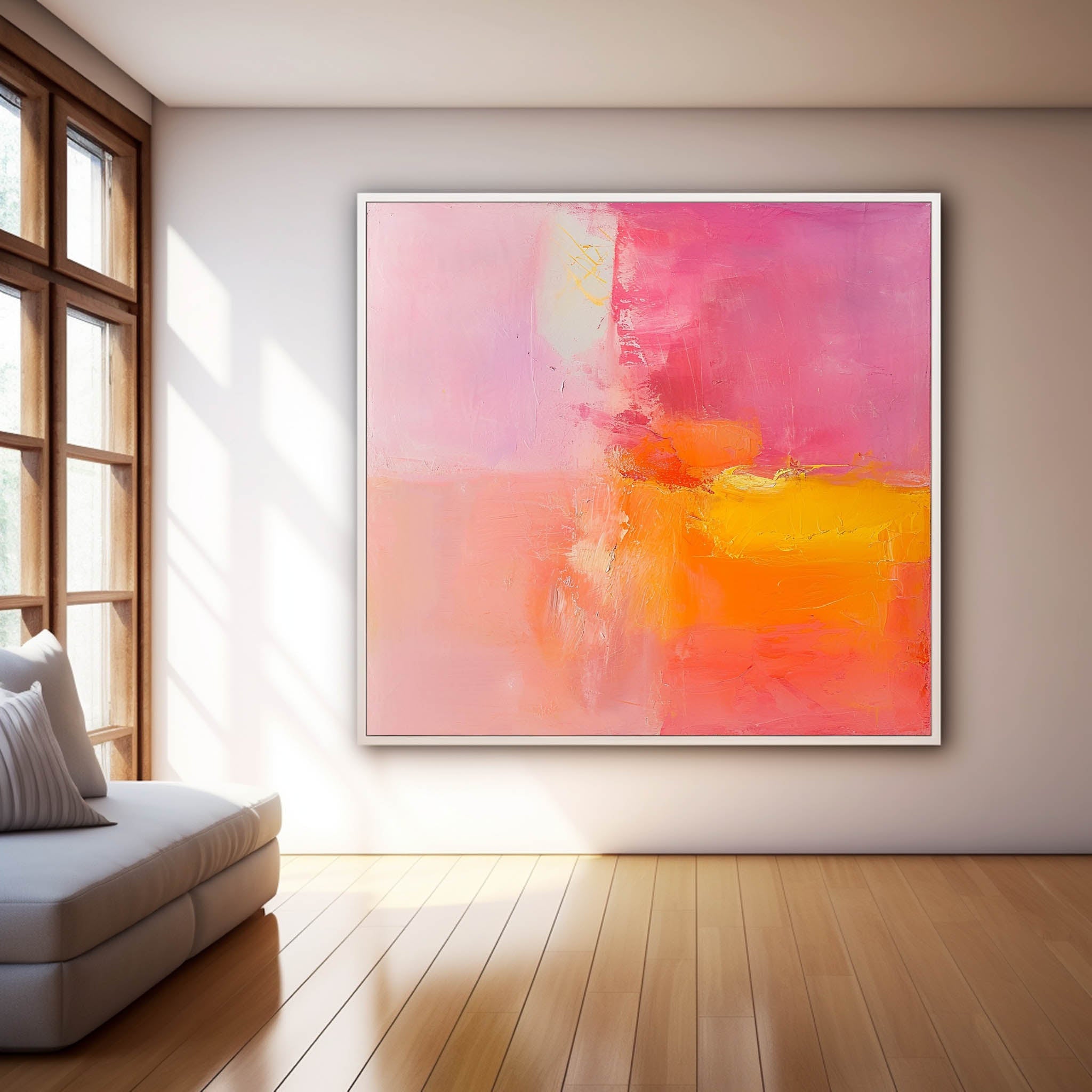Wall Art Understated Elegant Abstract Wash