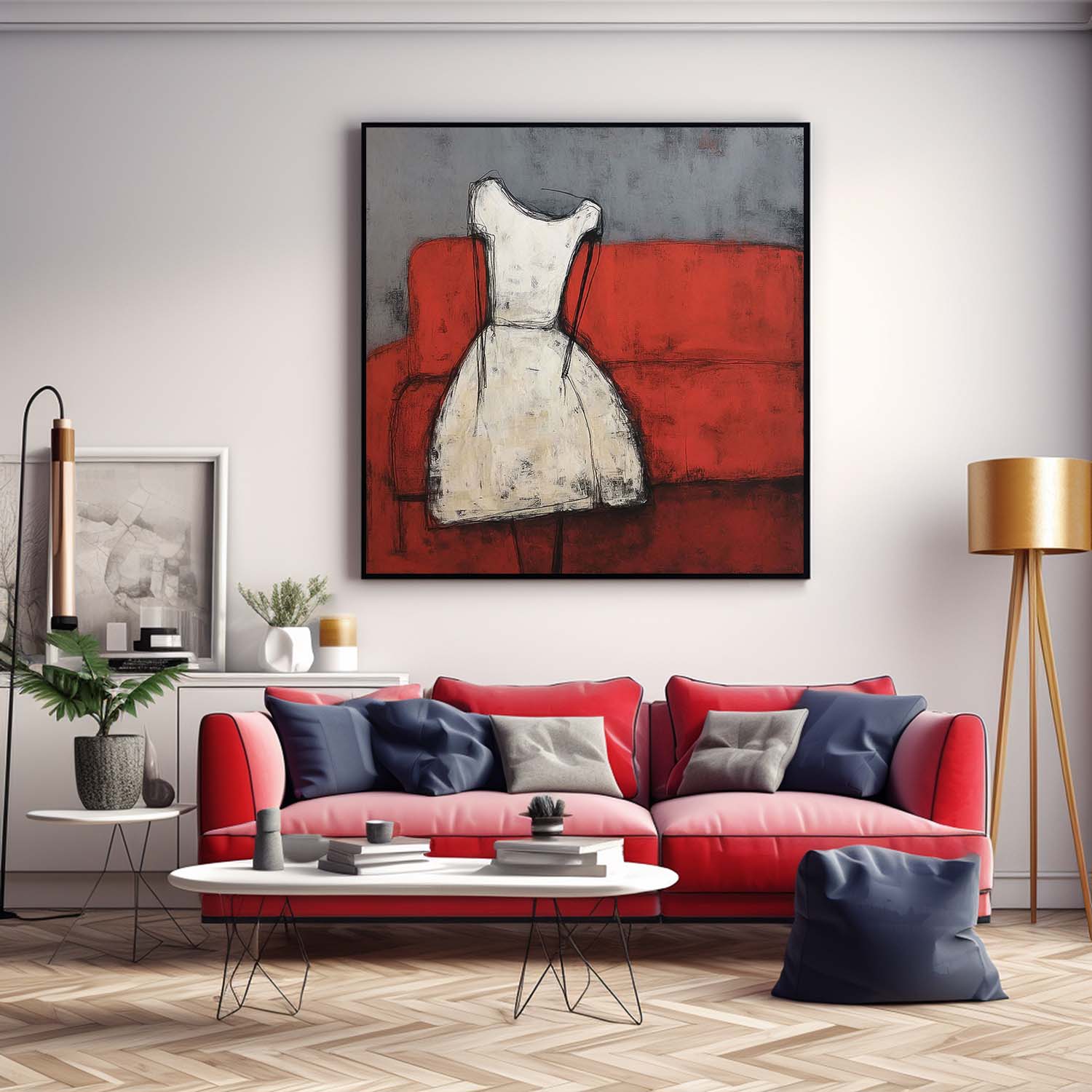 Minimalist Canvas Art MI146 - Neutralighting