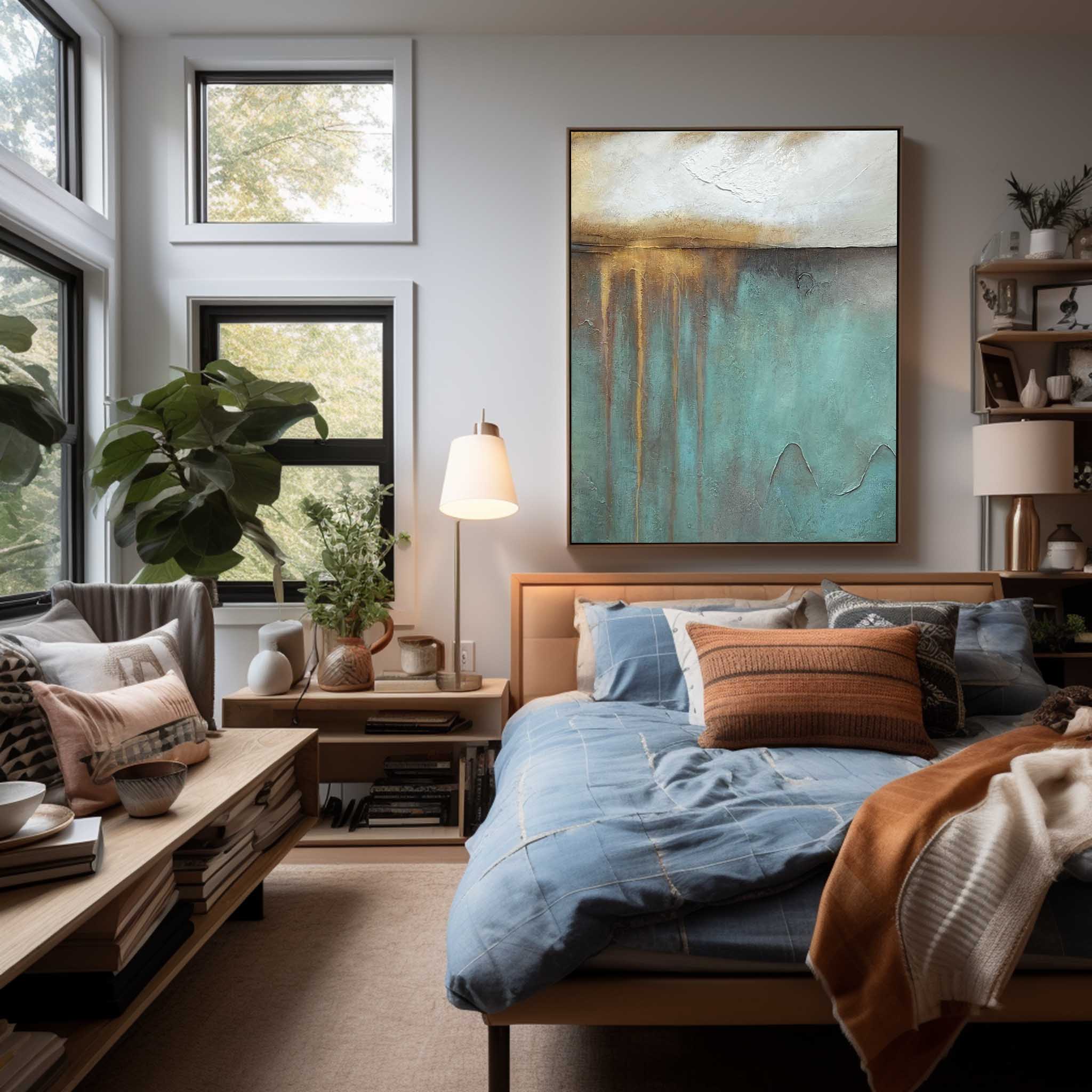 Abstract Canvas Art AB399 - Neutralighting