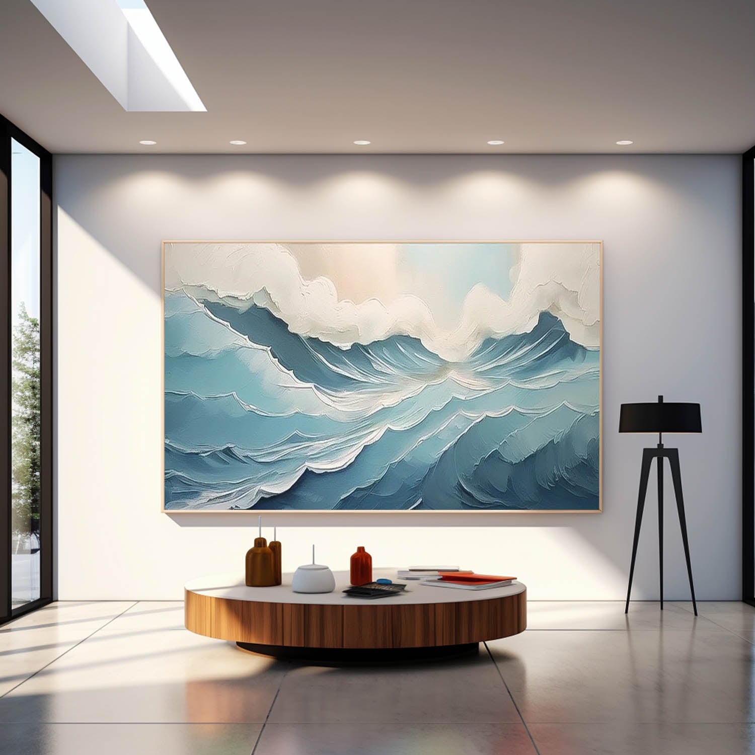 Wall Art Impasto Beach & Ocean Vibrant Painterly