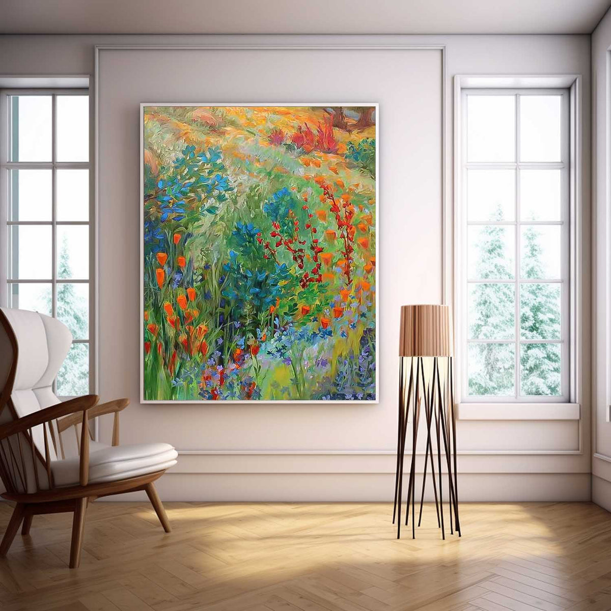 Flower Canvas Art #FL075