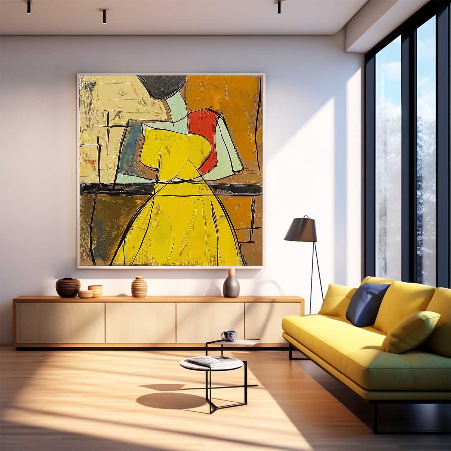 Wall Art People Cheerful Lively Expressionist