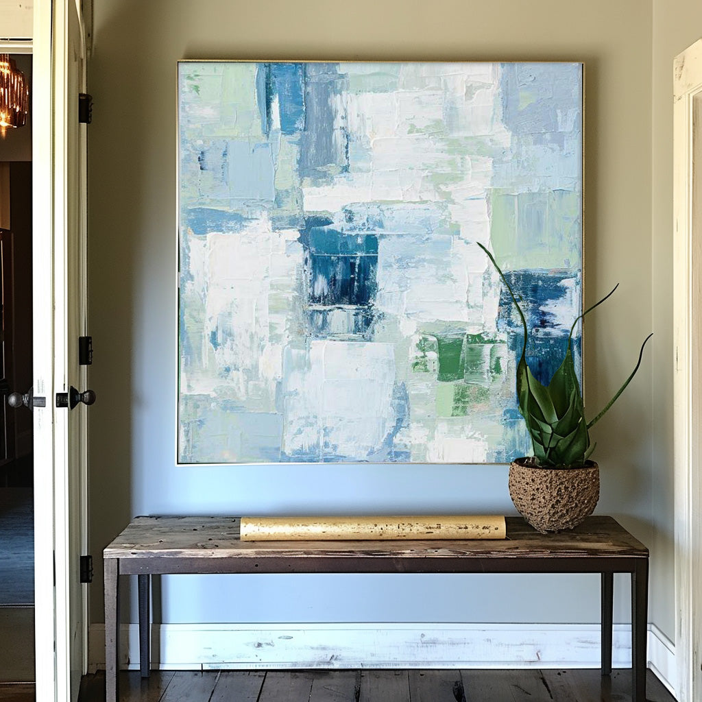 Wall Art Abstract Minimalist Impasto