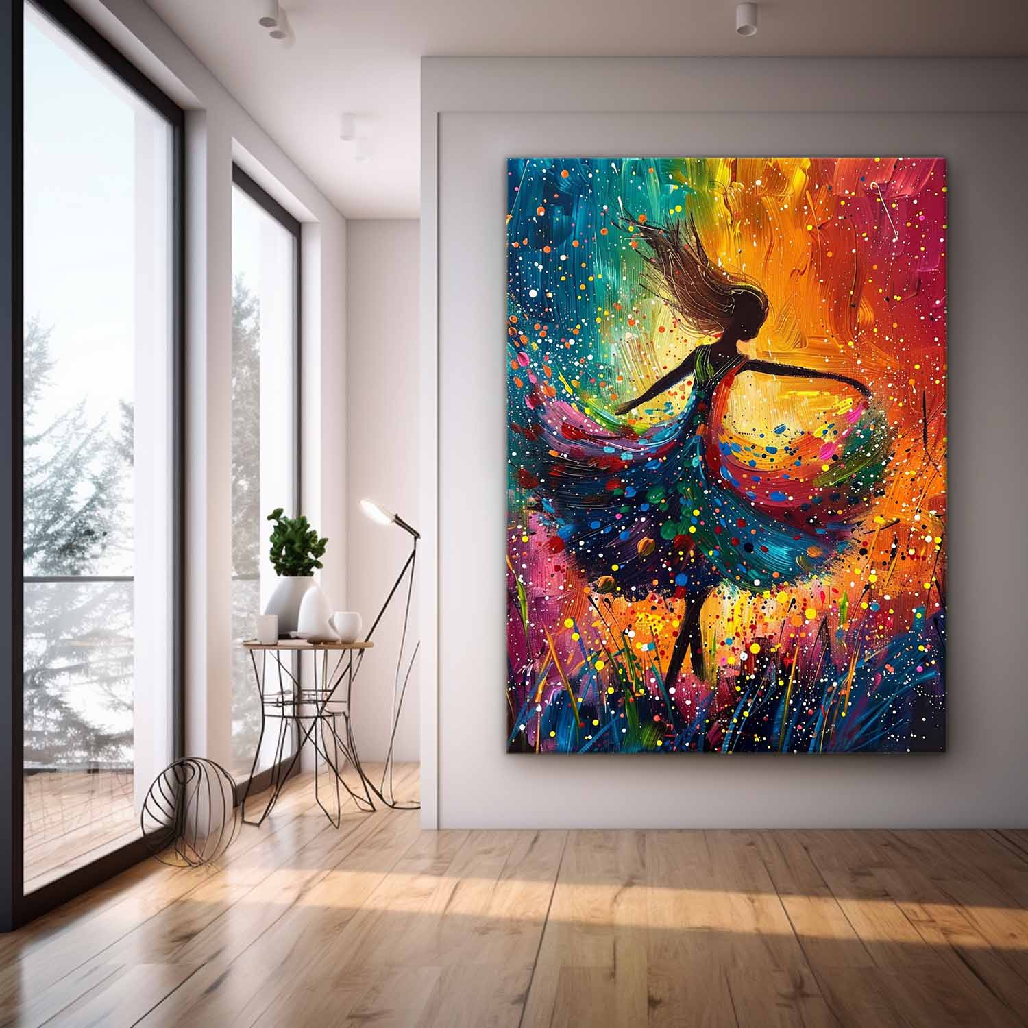 Wall Art People Cheerful Lively Elegant