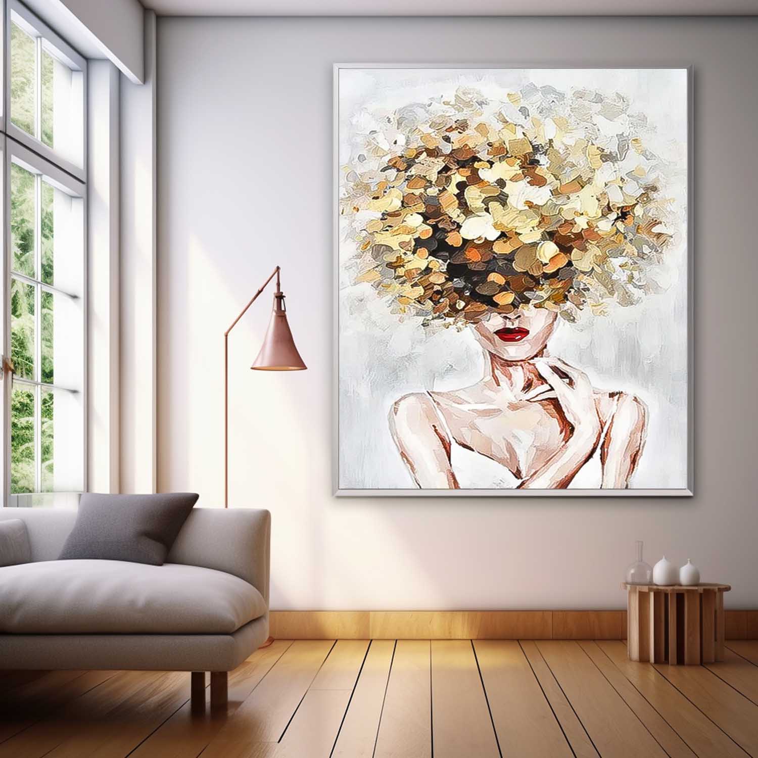 Wall Art Floral People Ethereal Serene