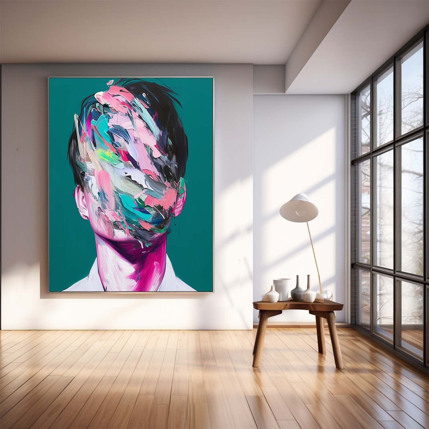 Wall Art People Expressive Abstract Design