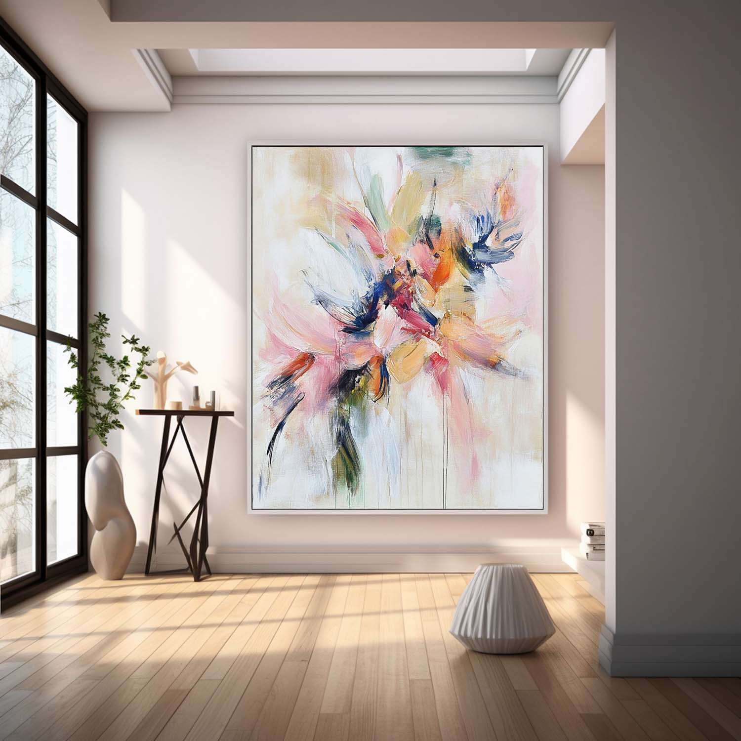 Wall Art Abstract Flowing Dynamic Cluster