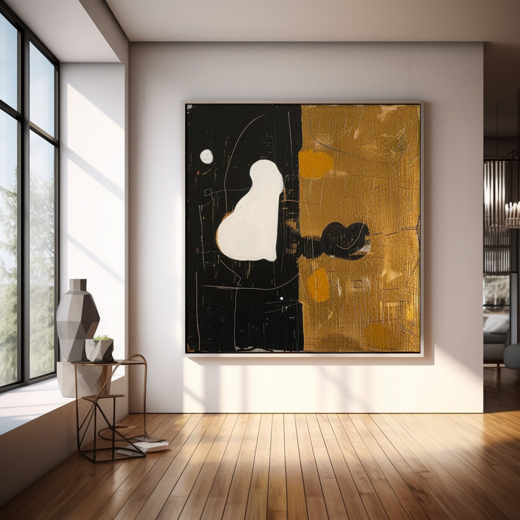 Wall Art Geometric Minimalist Neutral Abstract