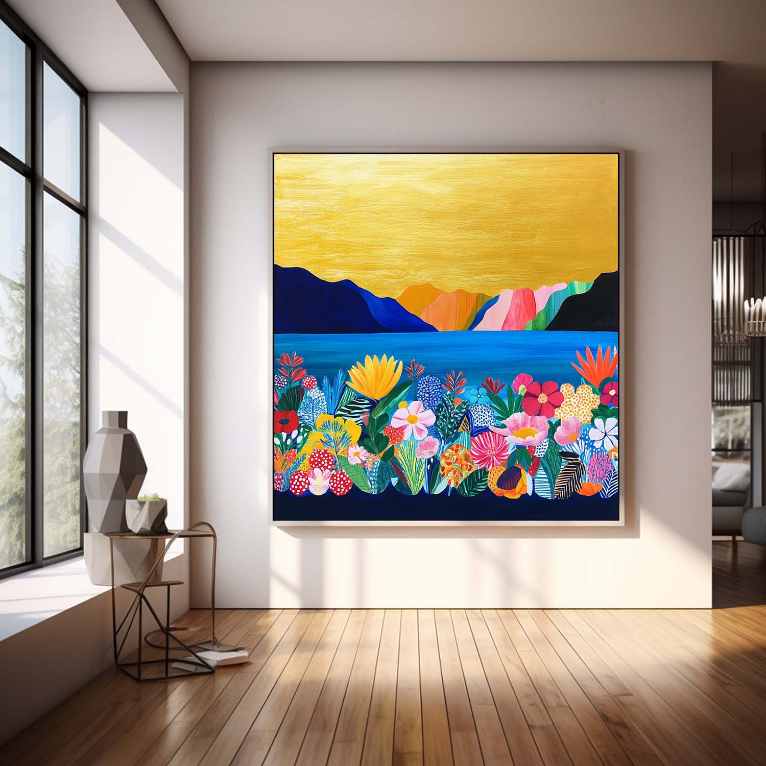 Wall Art Flower Post-Impressionist Vibrant