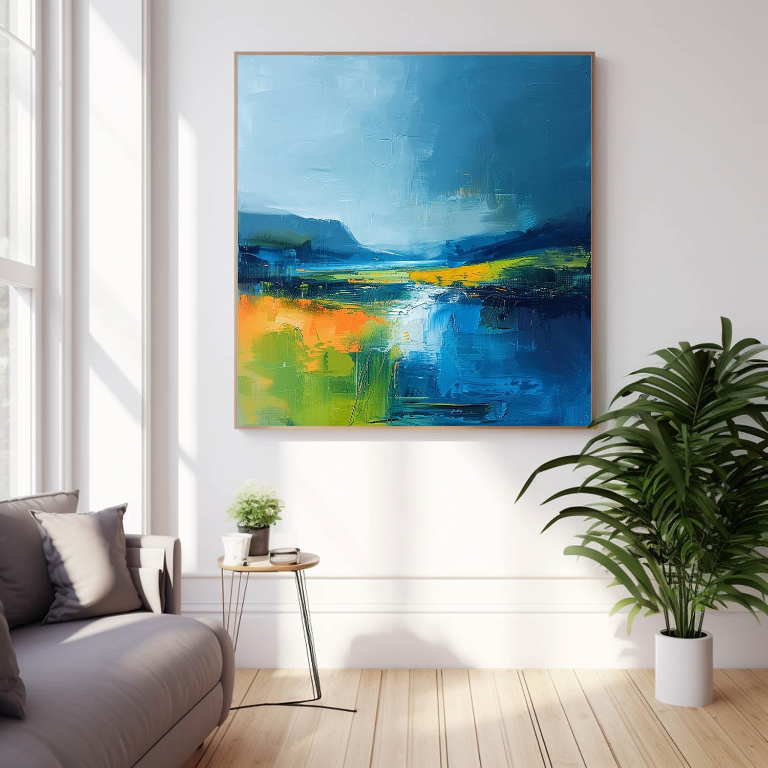 Wall Art Abstract Fresh Healing Summer Vibrant