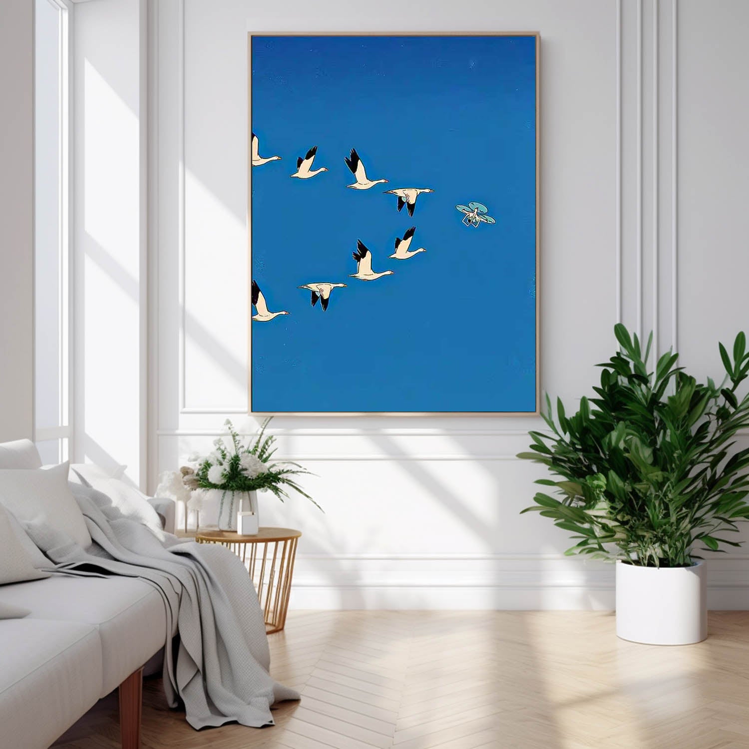 Wall Art Minimalist Serene Calm Neutral Pop