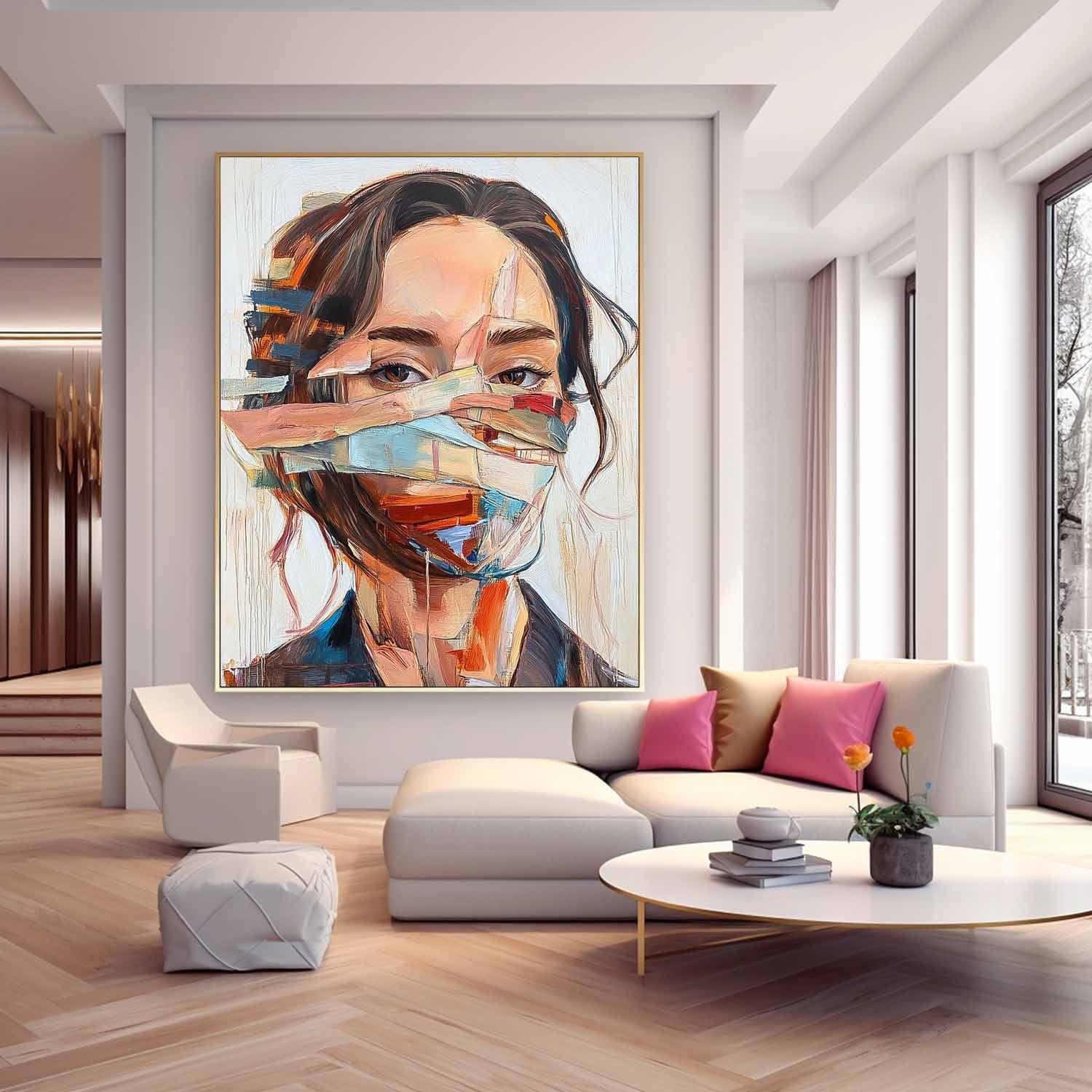 Wall Art People Contemporary Abstract Expressionist