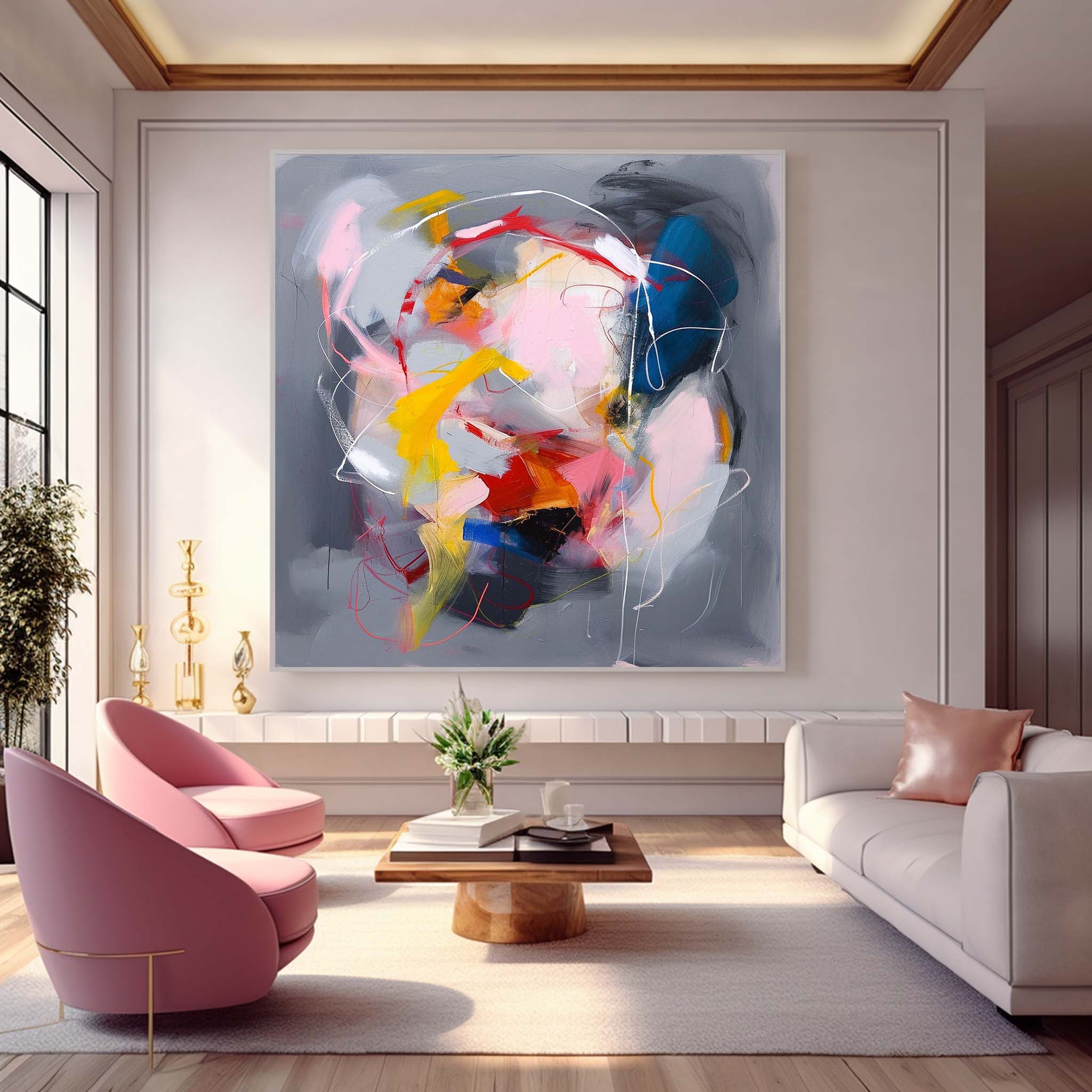 Wall Art Expressionist Color Field Abstract