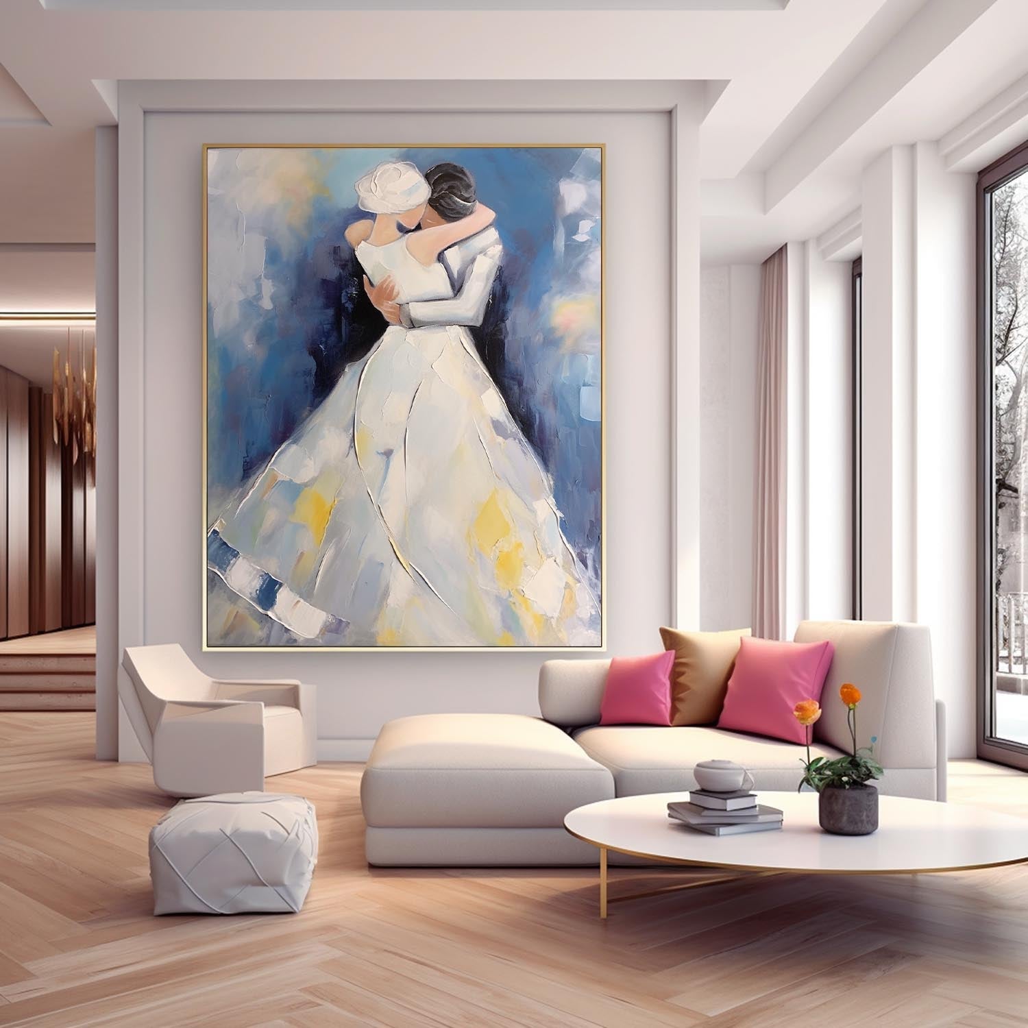 Wall Art Soft People Tender Romantic