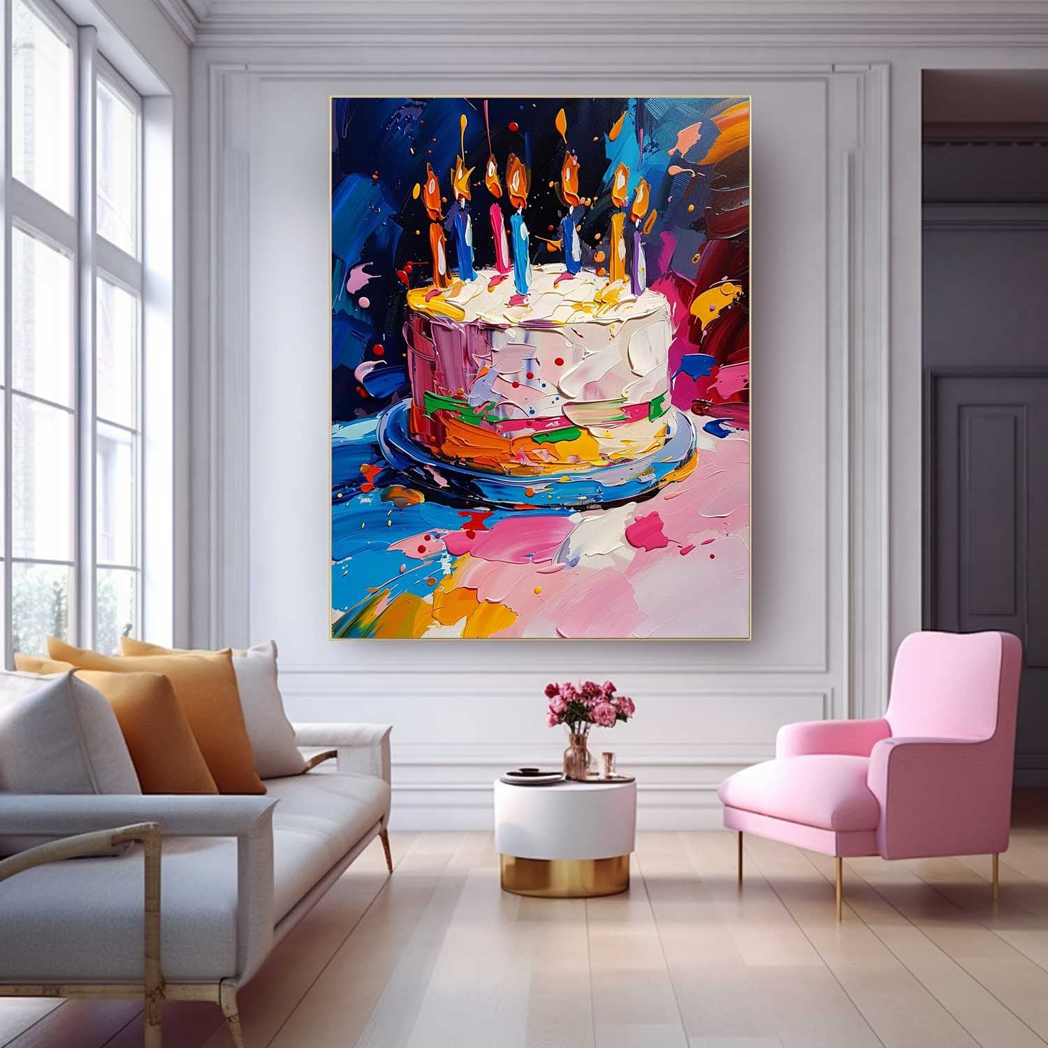 Wall Art Modern Abstract Cartoon Cute