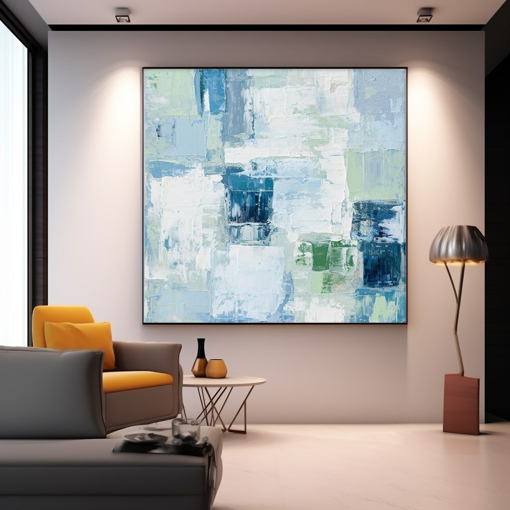 Wall Art Abstract Minimalist Impasto
