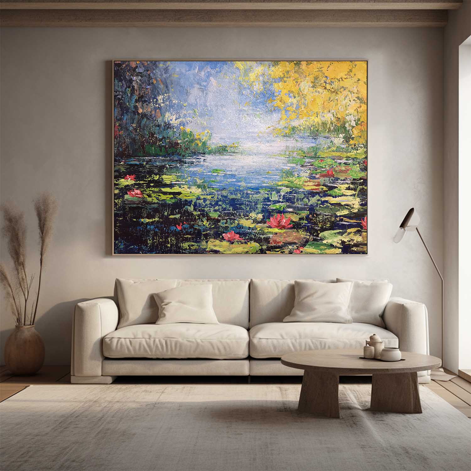 Wall Art Flower Serene Luminous Impressionist