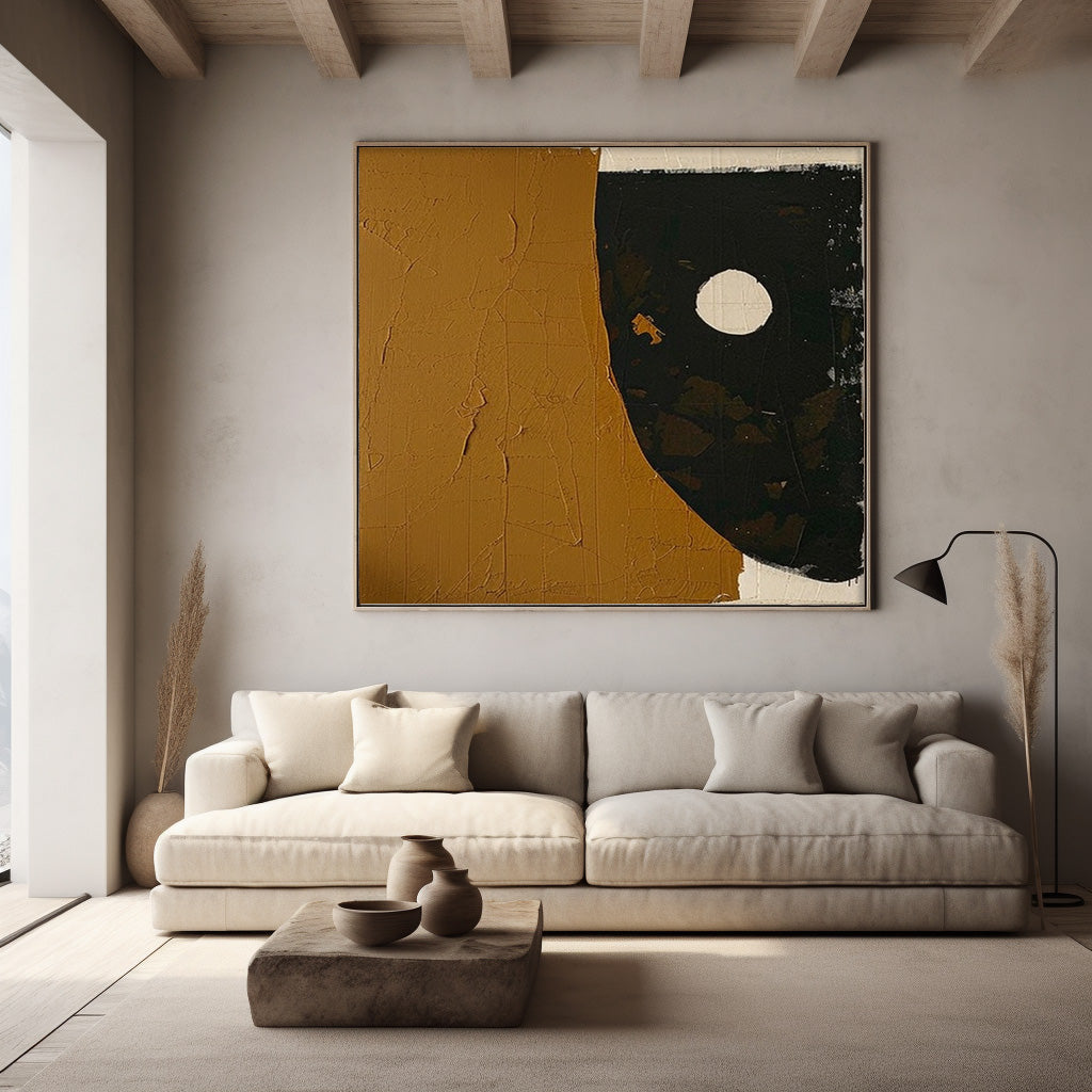 Wall Art Geometric Minimalist Meditative Painterly