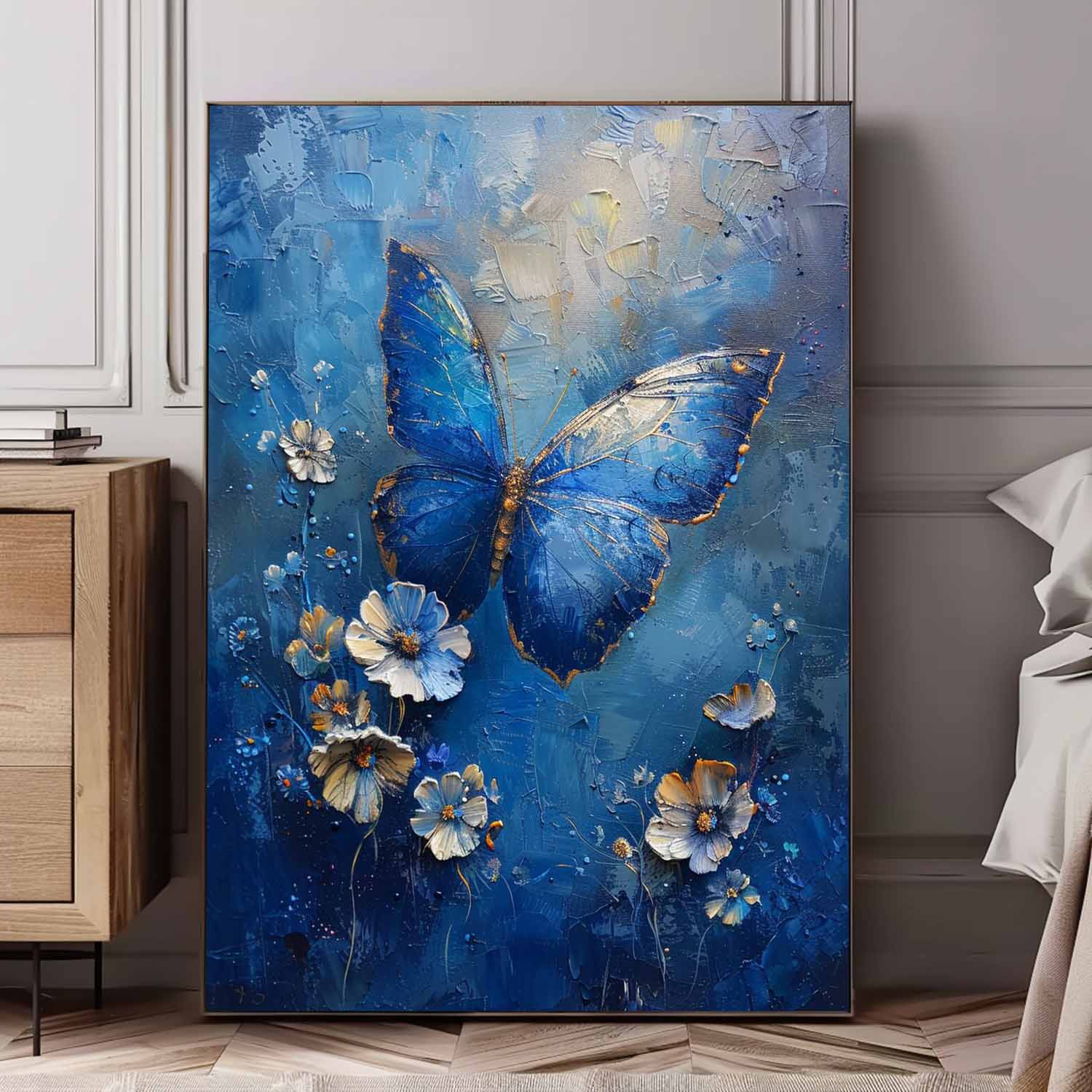 Wall Art Impasto Animal Butterfly Expressionist