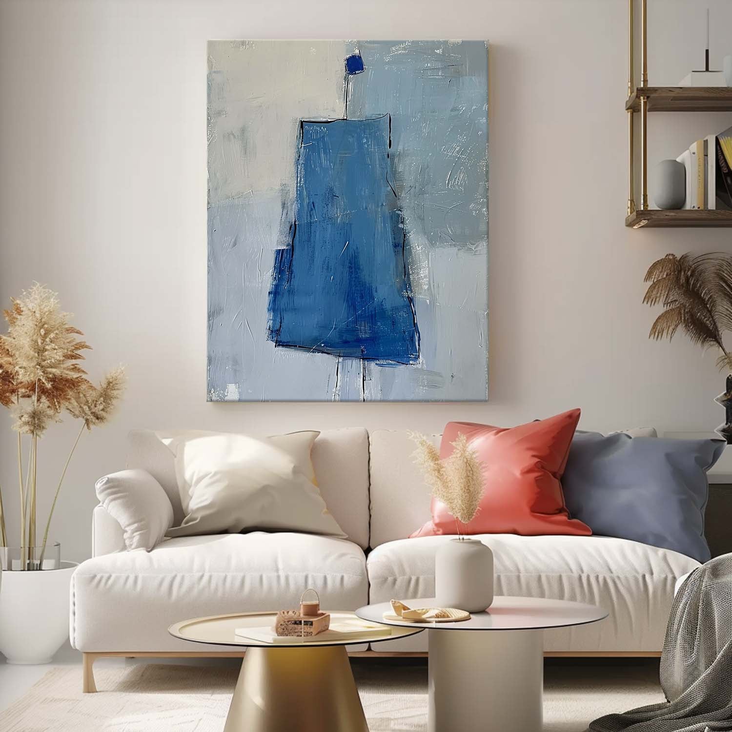 Wall Art Minimalist Elegant Serene Painterly