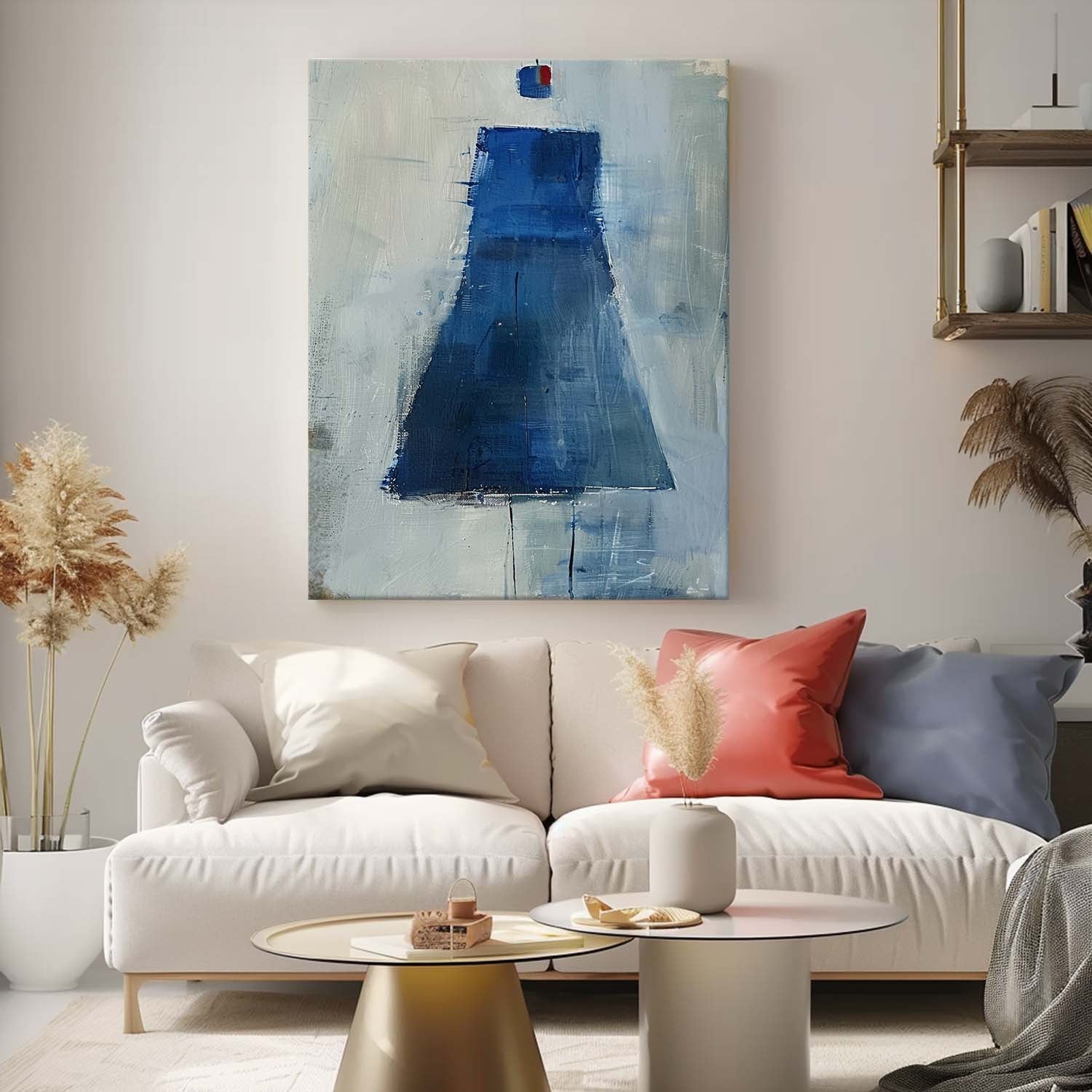 Wall Art Impasto Minimalist Abstract Elegant