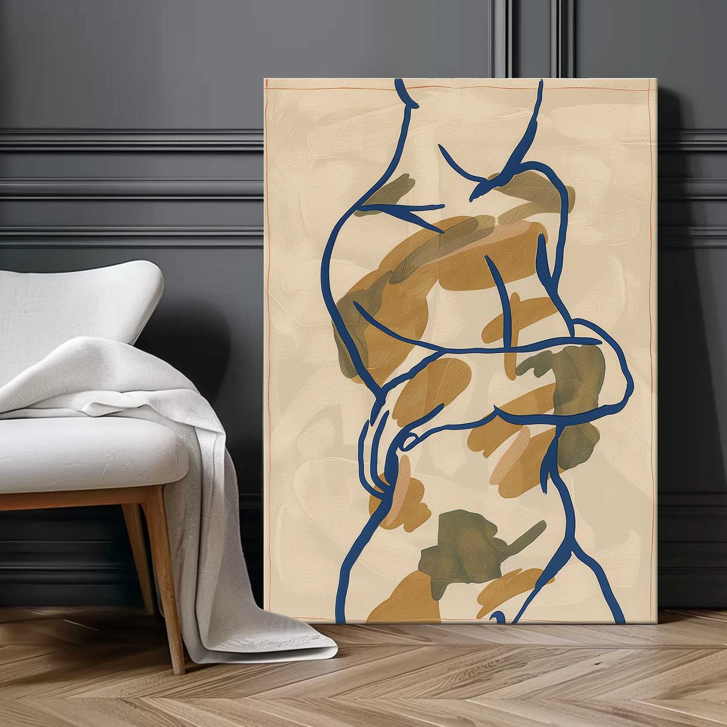 Wall Art Abstract People Contemporary Playful