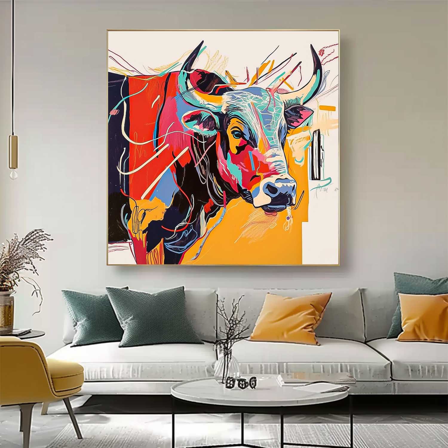 Wall Art Animal Dramatic Maximalist Farm