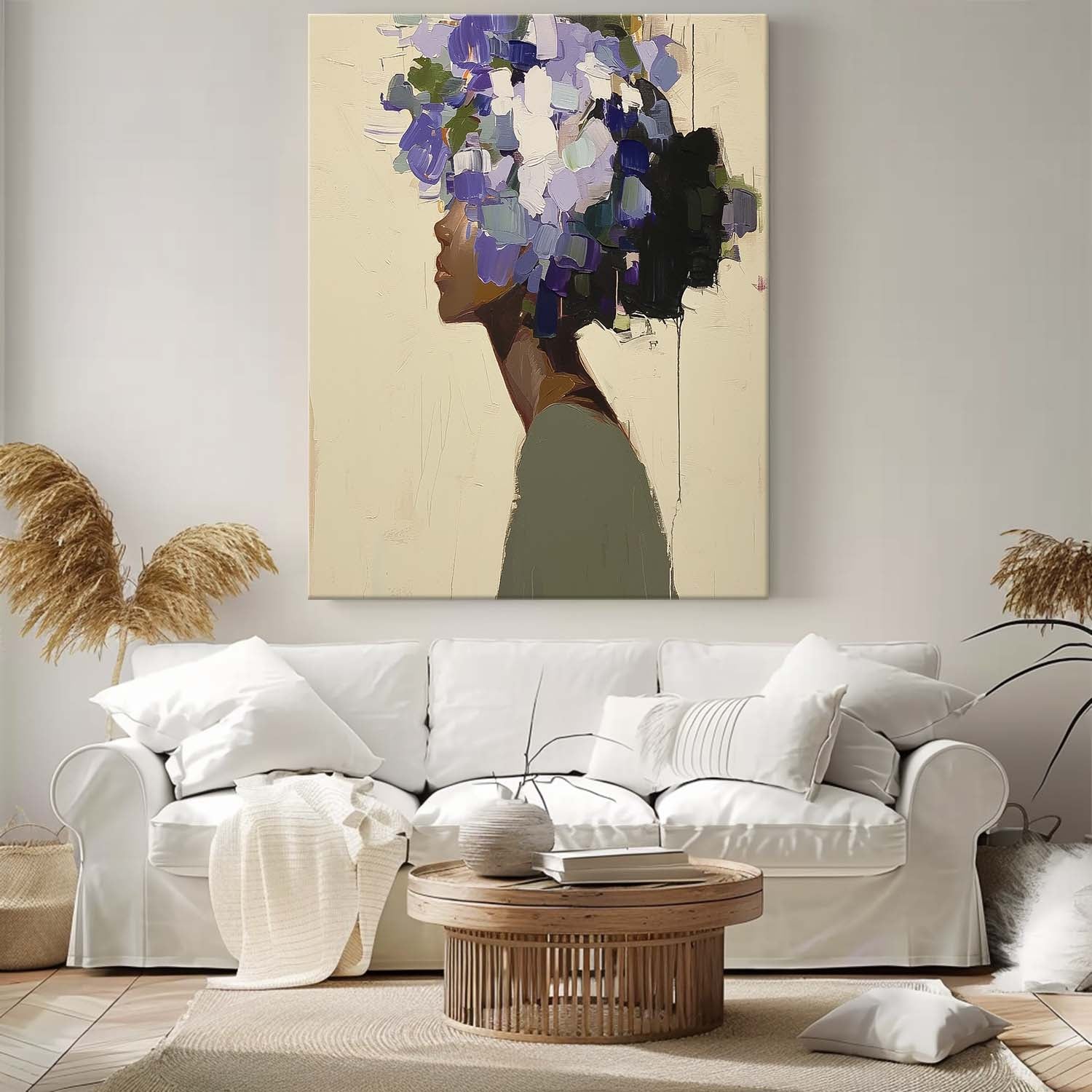 Wall Art Floral People Elegant Painterly Ethereal