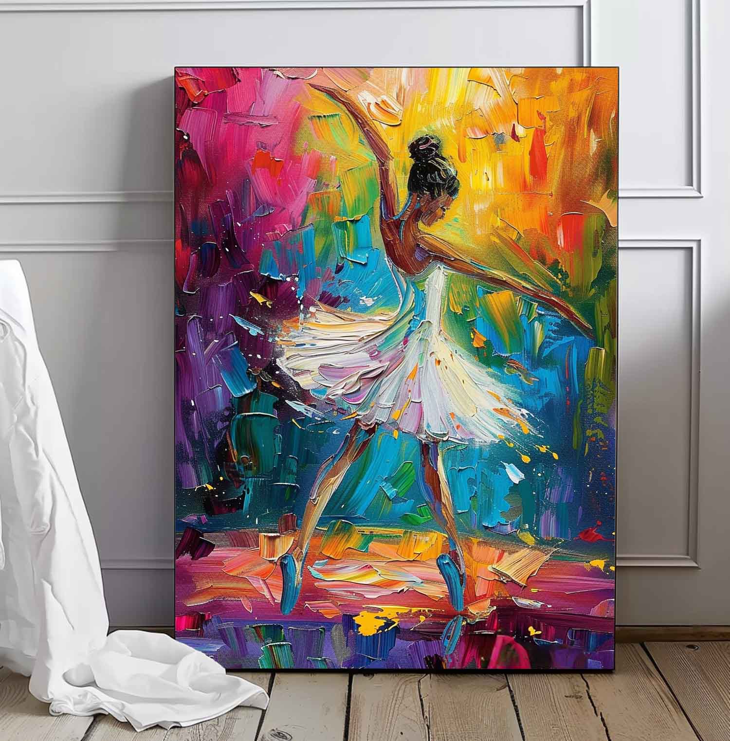 Wall Art People Maximalist Abstract Painterly