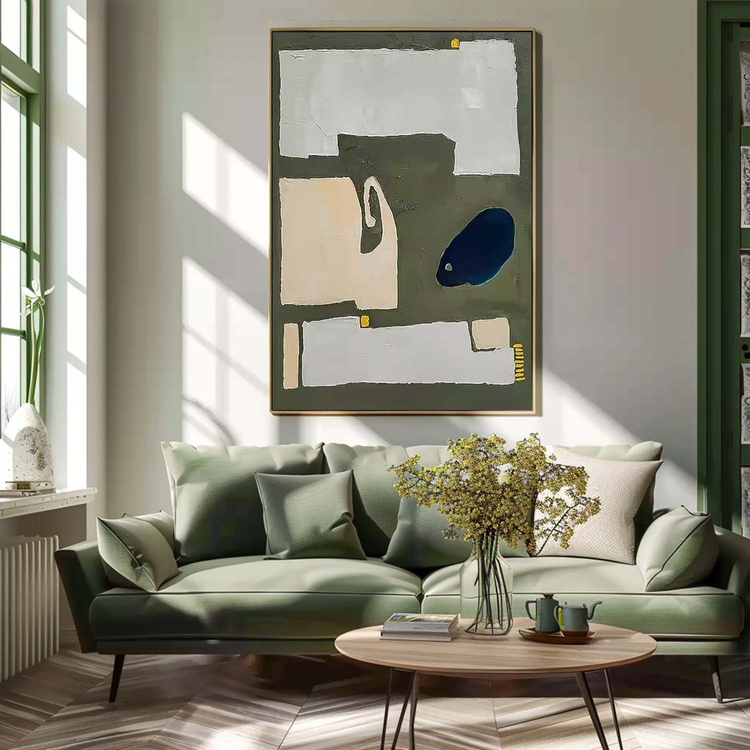 Abstract Impasto Canvas Wall Art