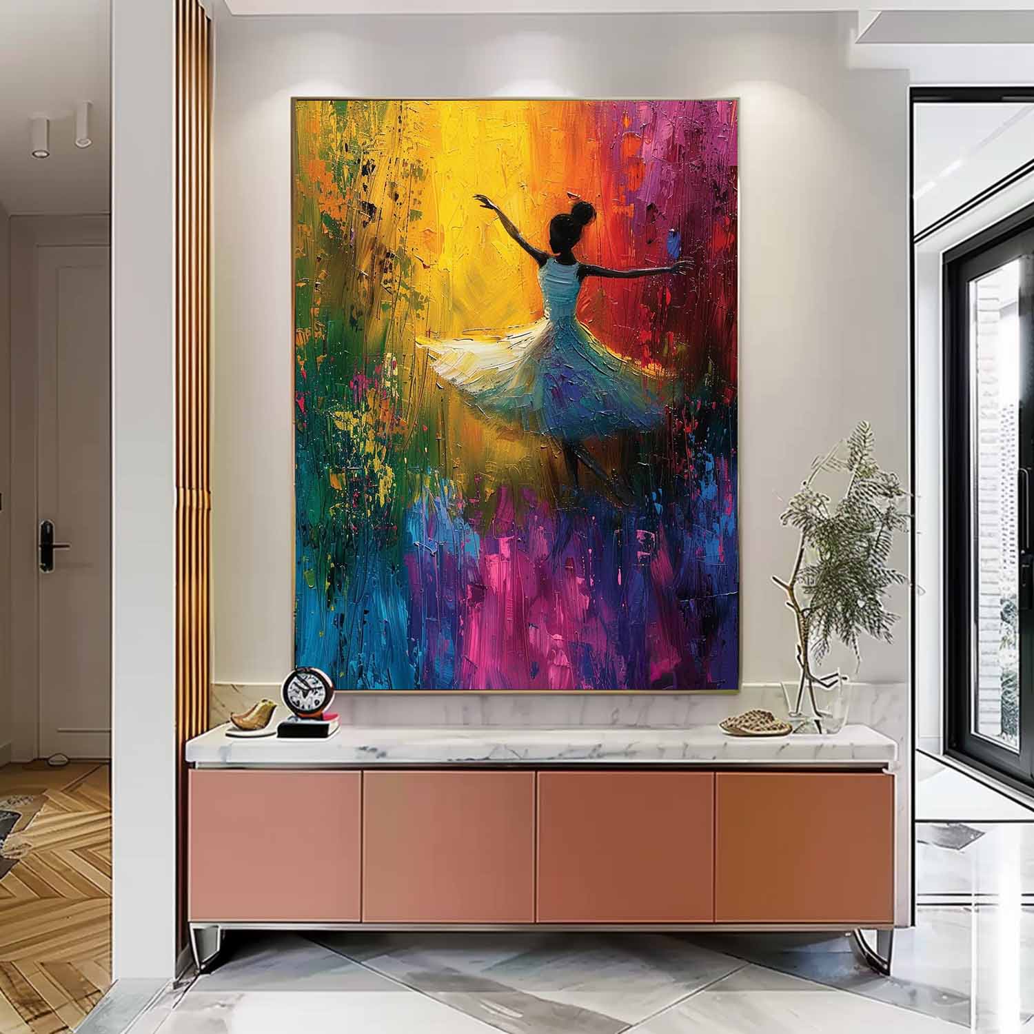 Wall Art Impasto Expressionist Figurative