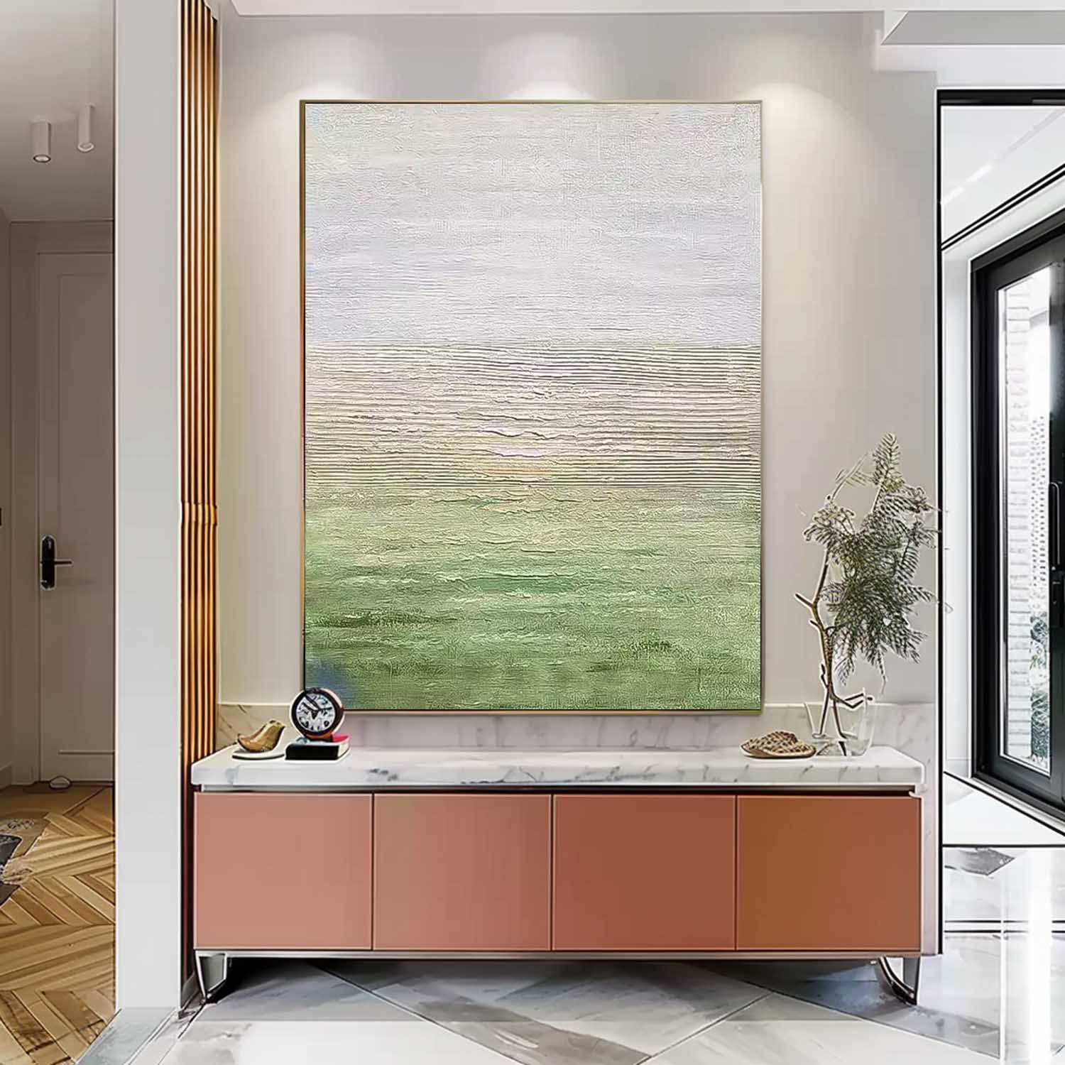 Wall Art Impasto Minimalist Dreamy Elegant