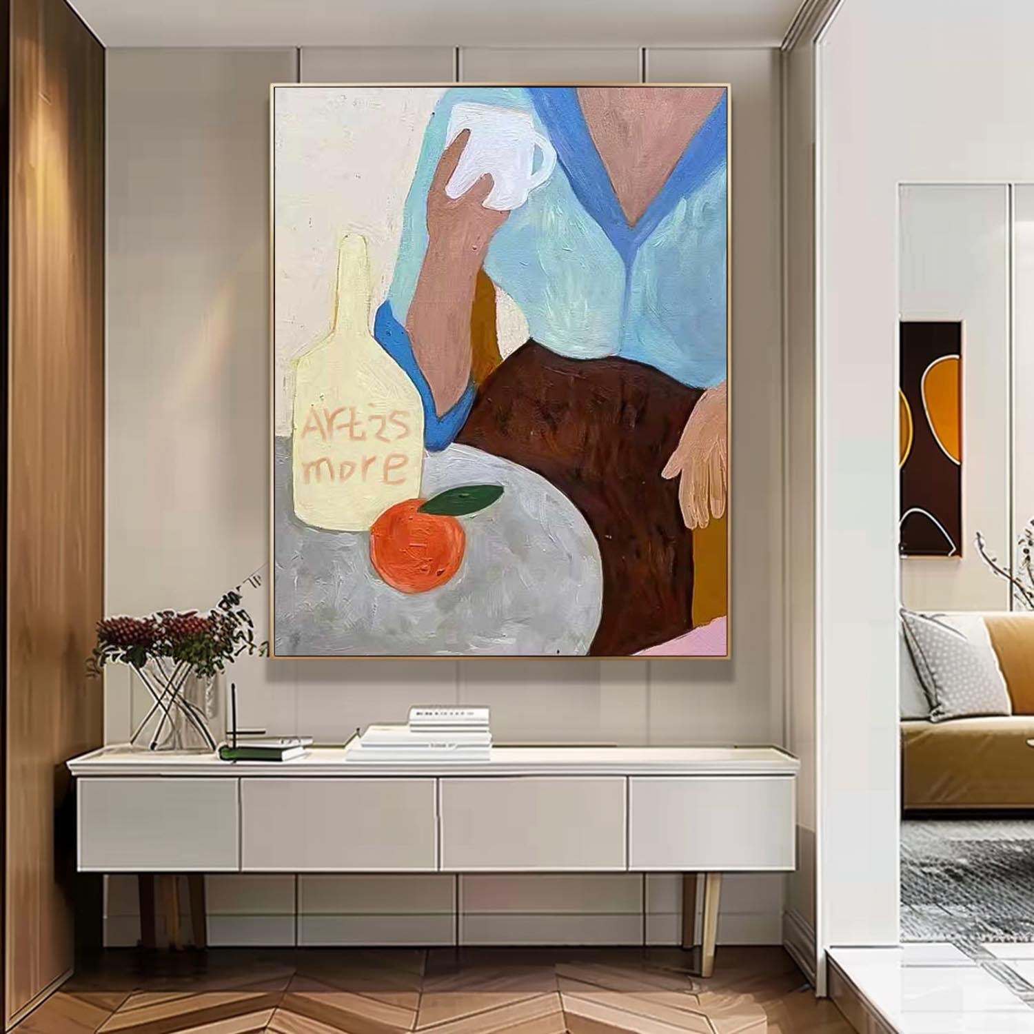 Wall Art People Still Life Figure Cozy Atmosphere