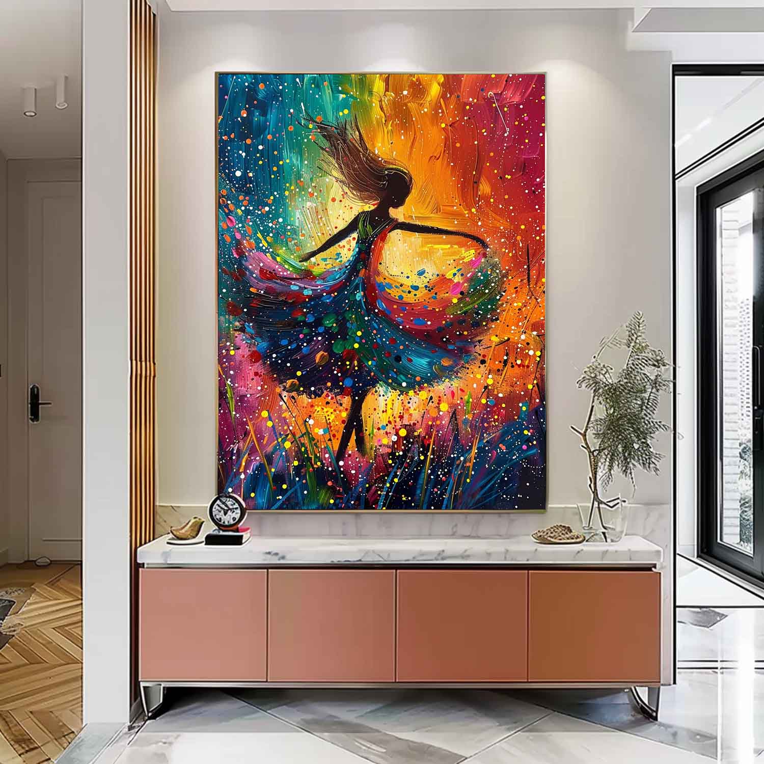 Wall Art People Cheerful Lively Elegant