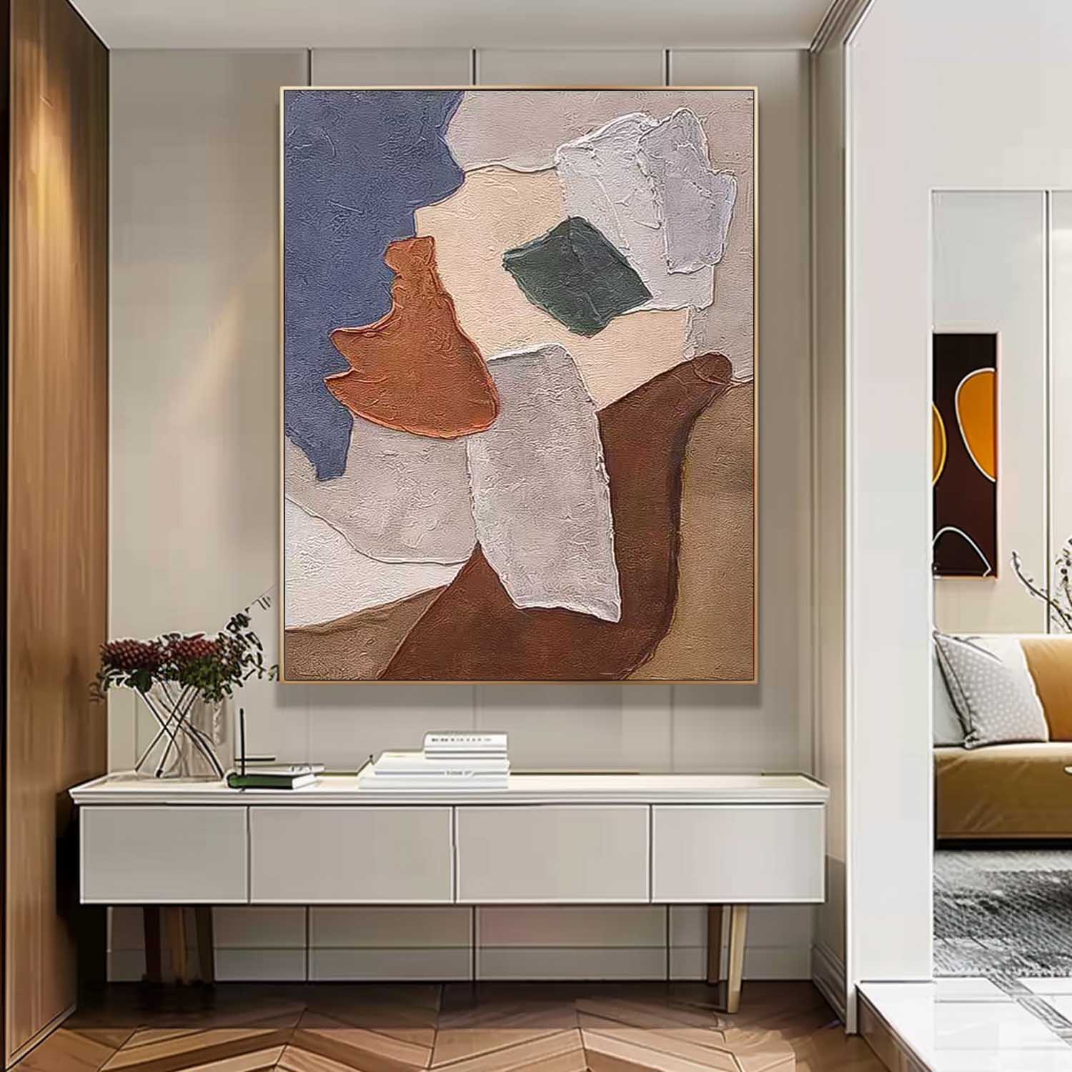Abstract Canvas Art AB543 - Neutralighting