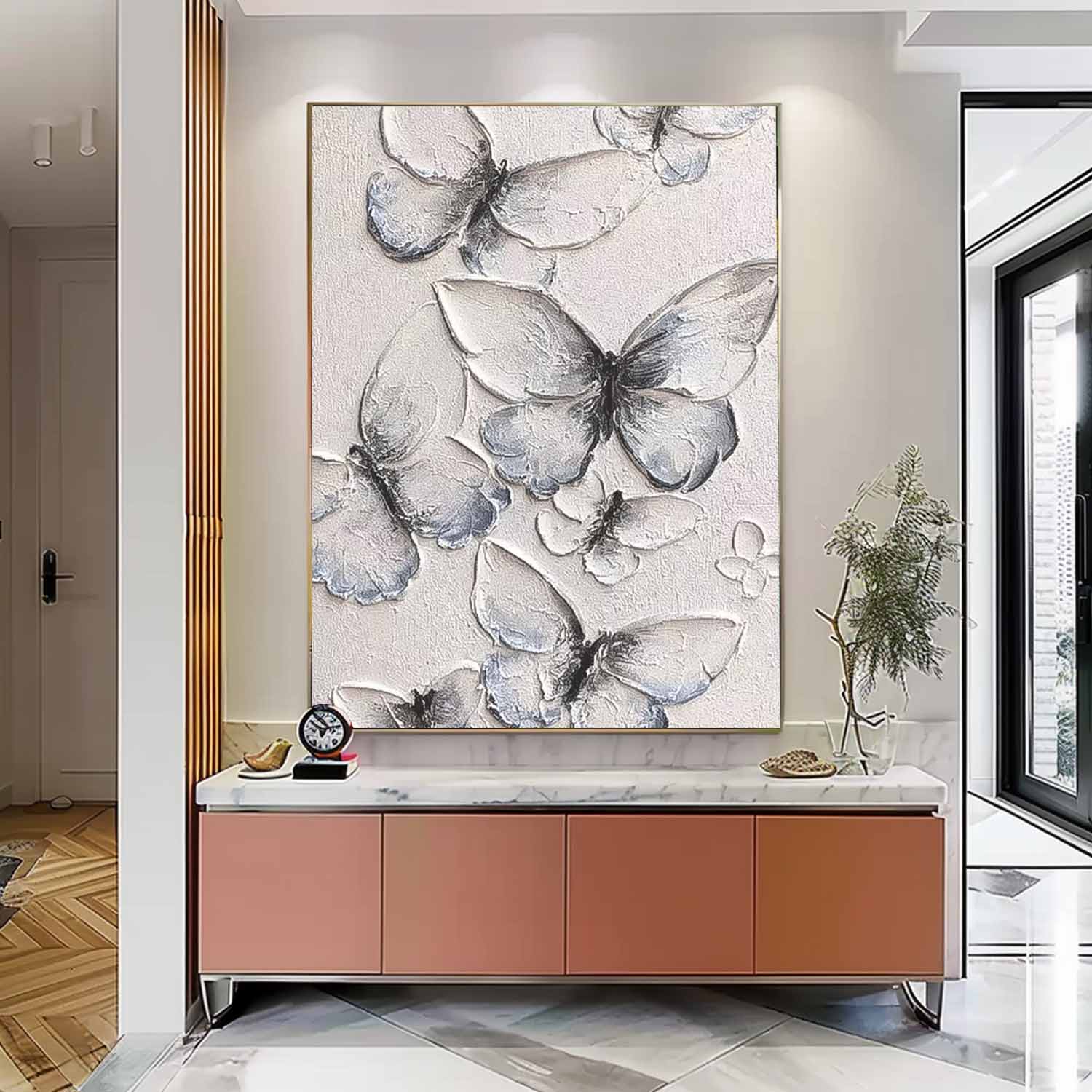 Wall Art Impasto Elegant Animal Painterly