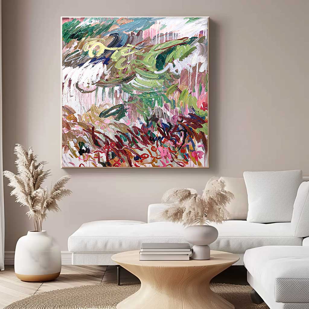 Wall Art Abstract Expressionist Botanical Modern