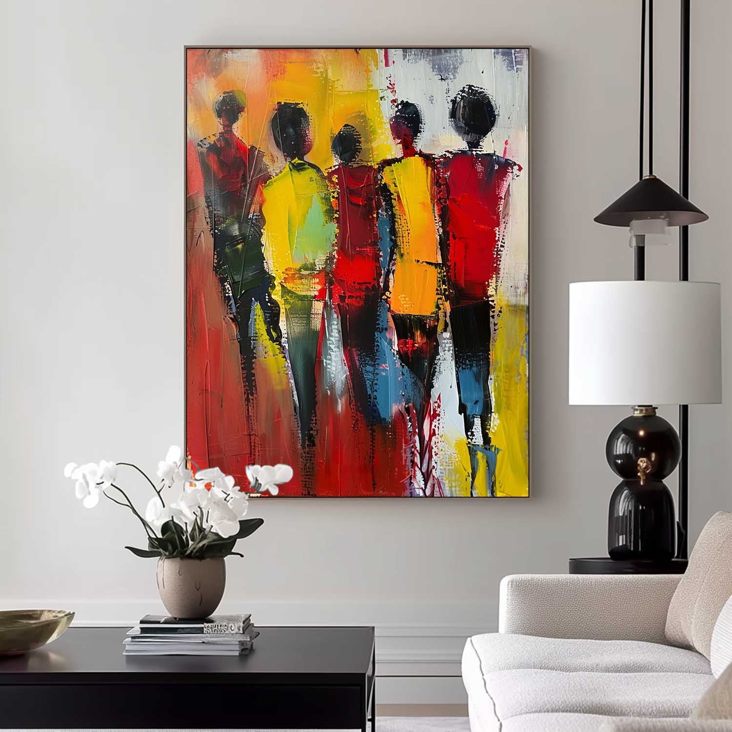 Wall Art People Serene Minimalist Neutral