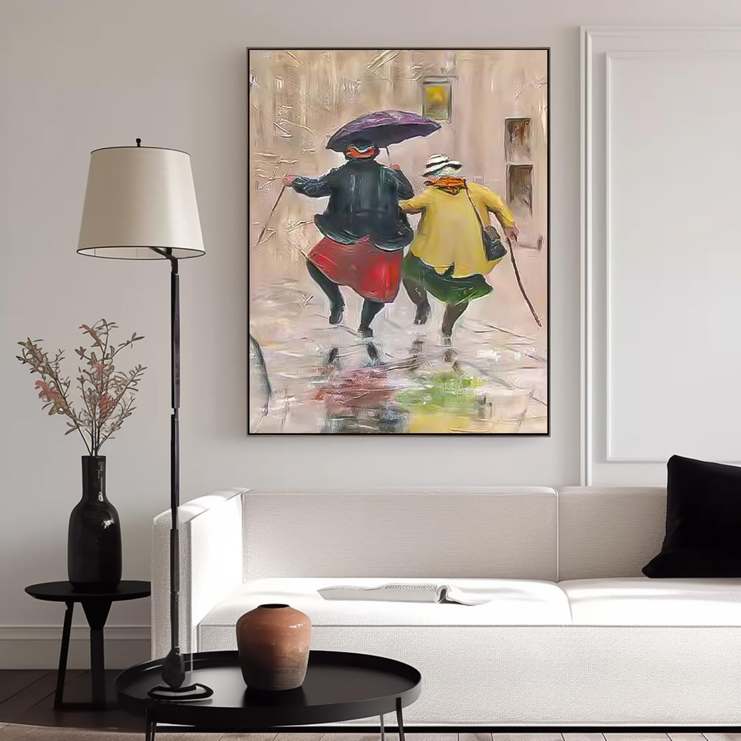 Wall Art Figurative Street Elegant Warm
