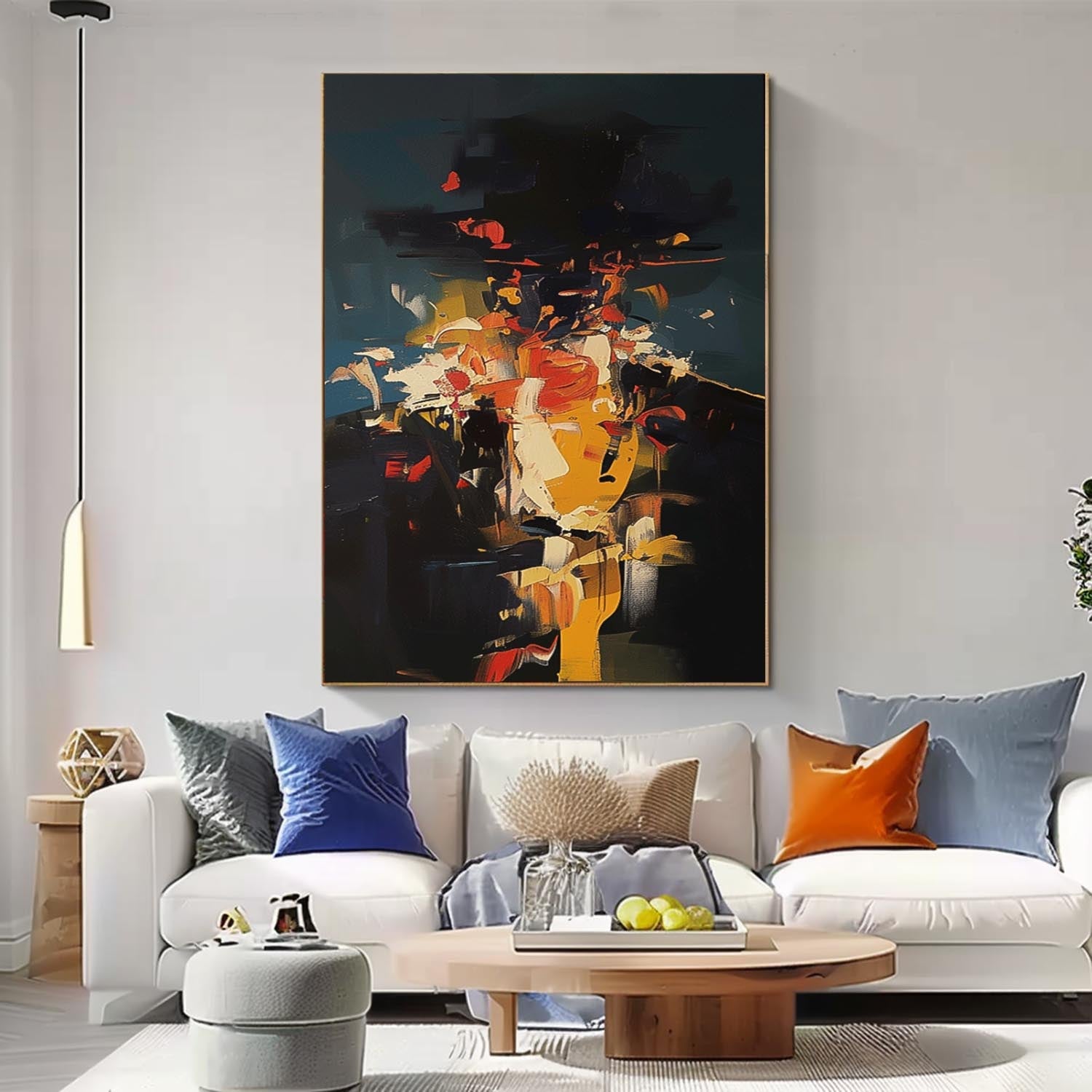 Wall Art Moody People Painterly Abstract