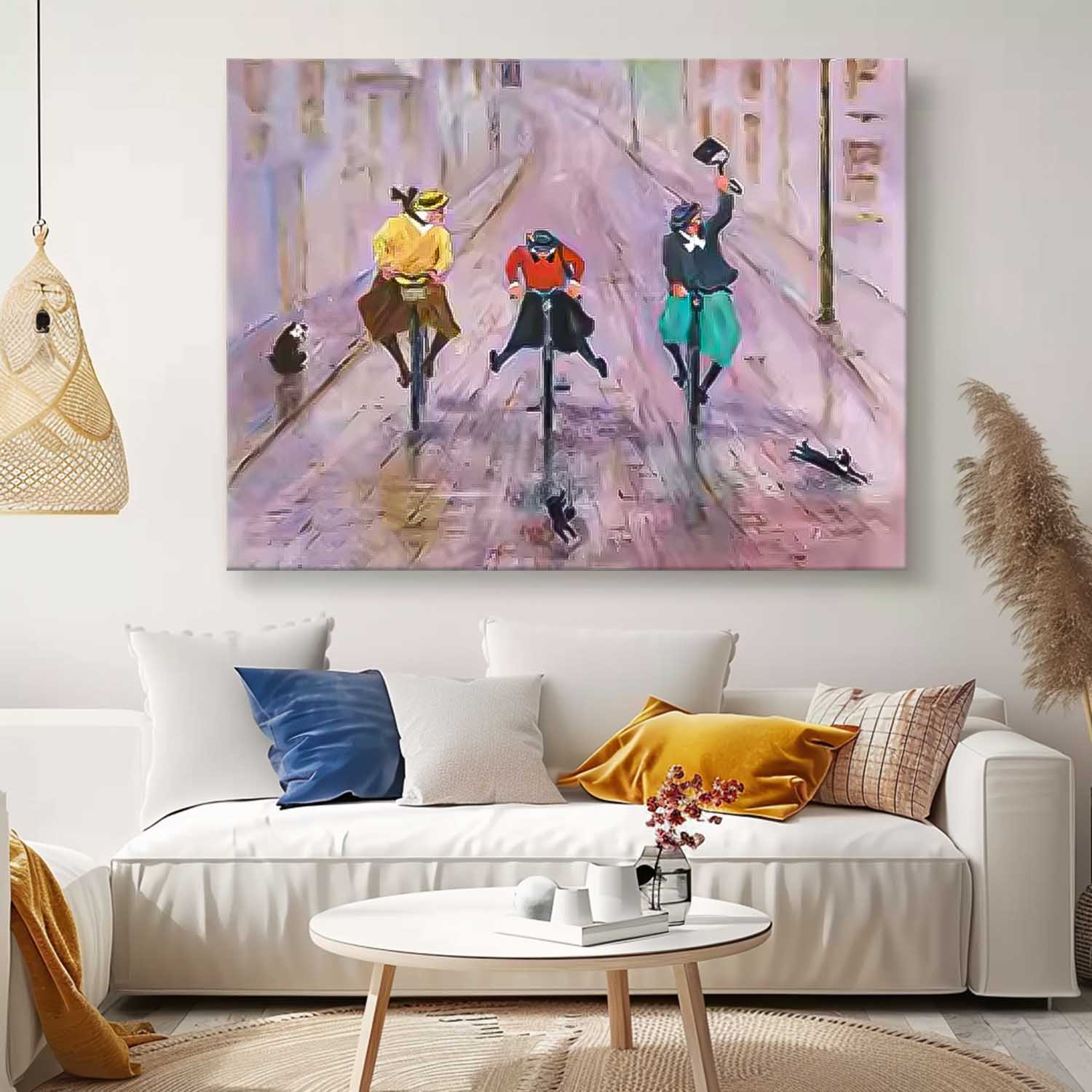 Wall Art People Contemporary Joyful Decor